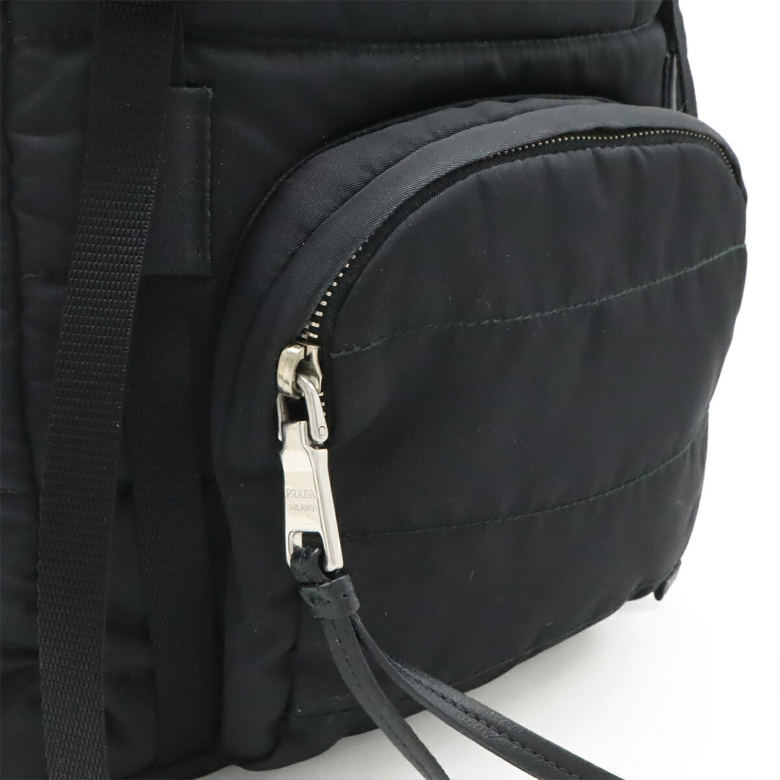 Nylon Leather Backpack by Prada - 10