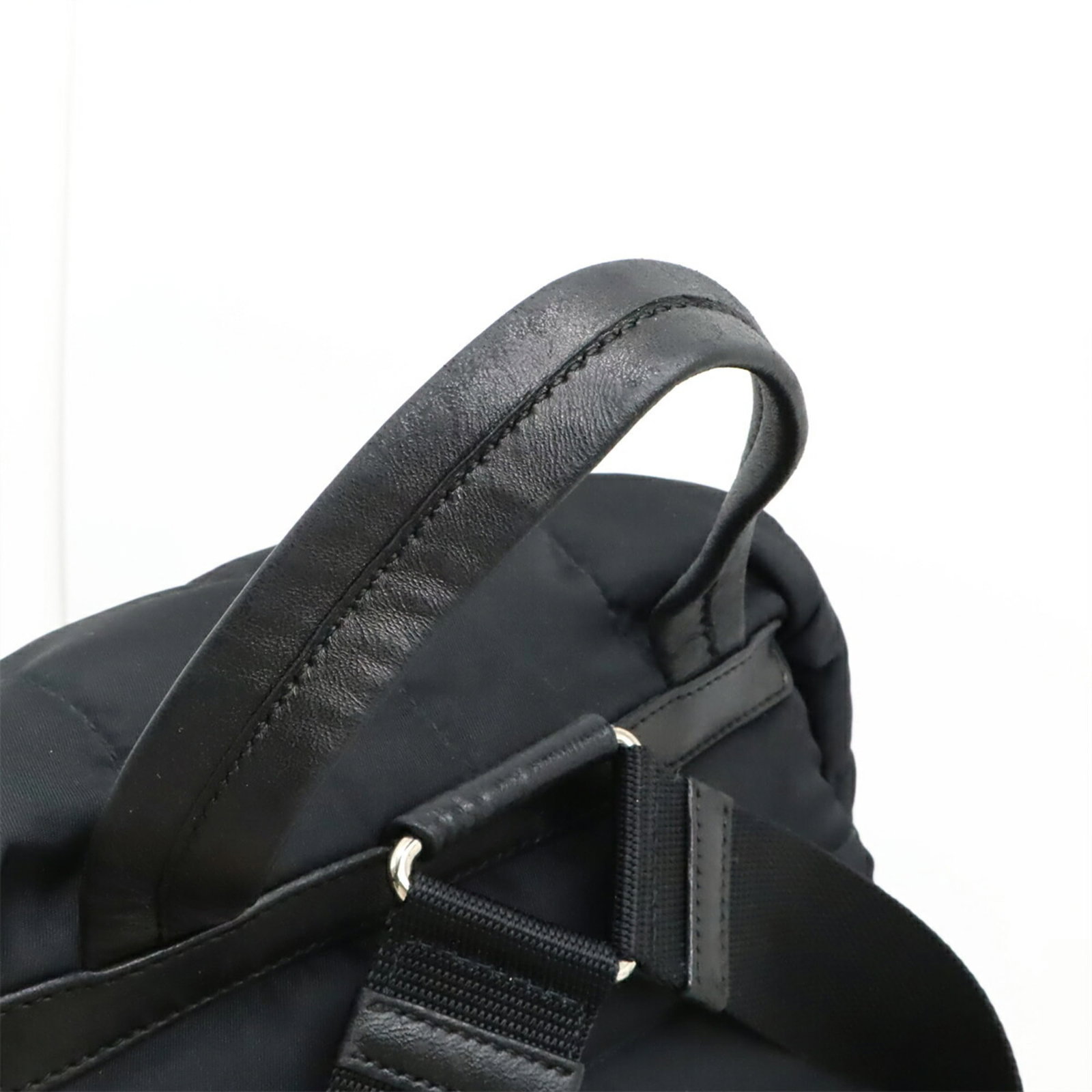 Nylon Leather Backpack by Prada - 5
