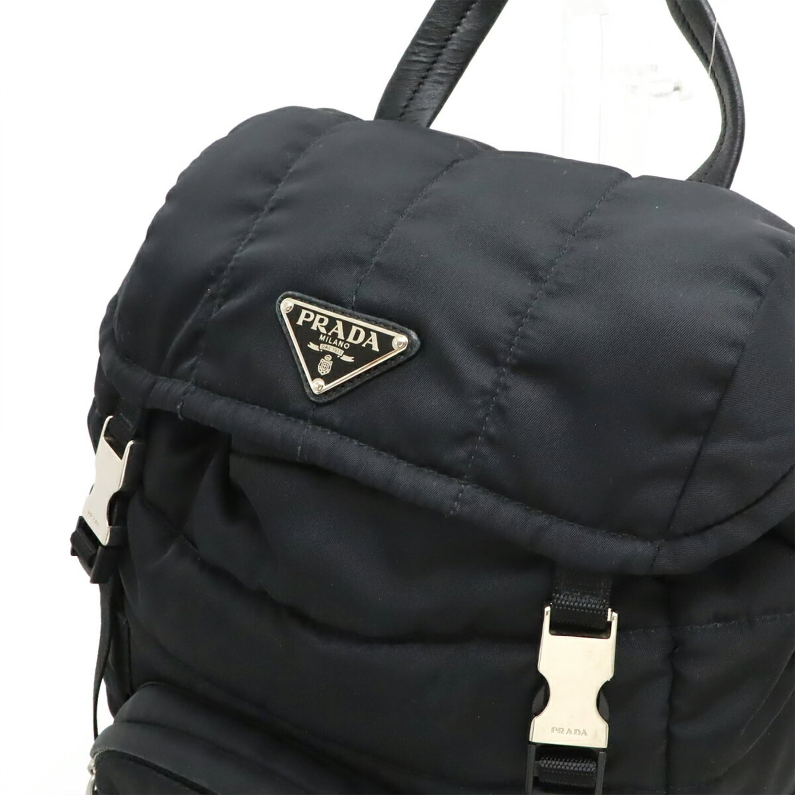 Nylon Leather Backpack by Prada - 9