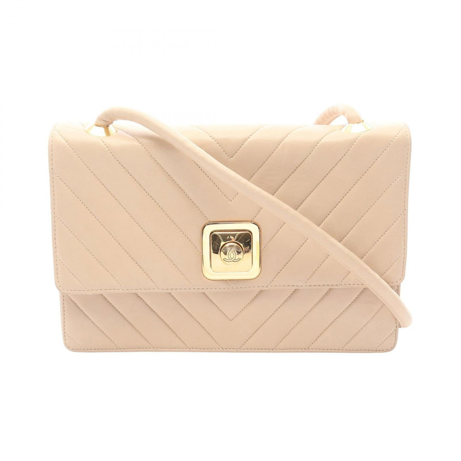 Chanel Handbag Shoulder Bag Leather (1 of 16)