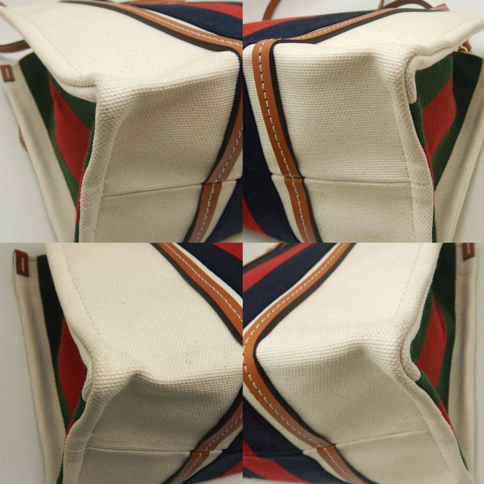 Canvas Gucci Tote - 6