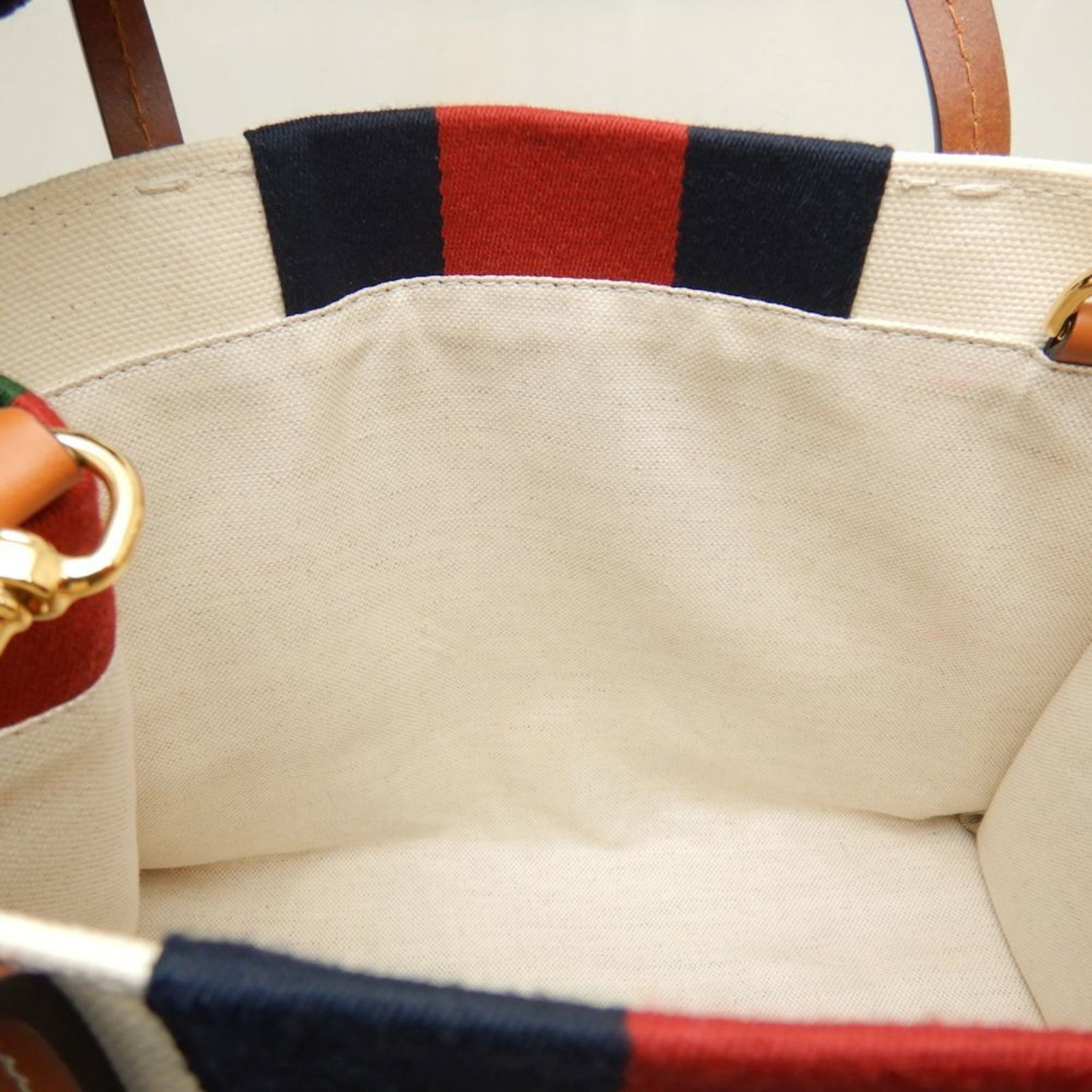 Canvas Gucci Tote - 8