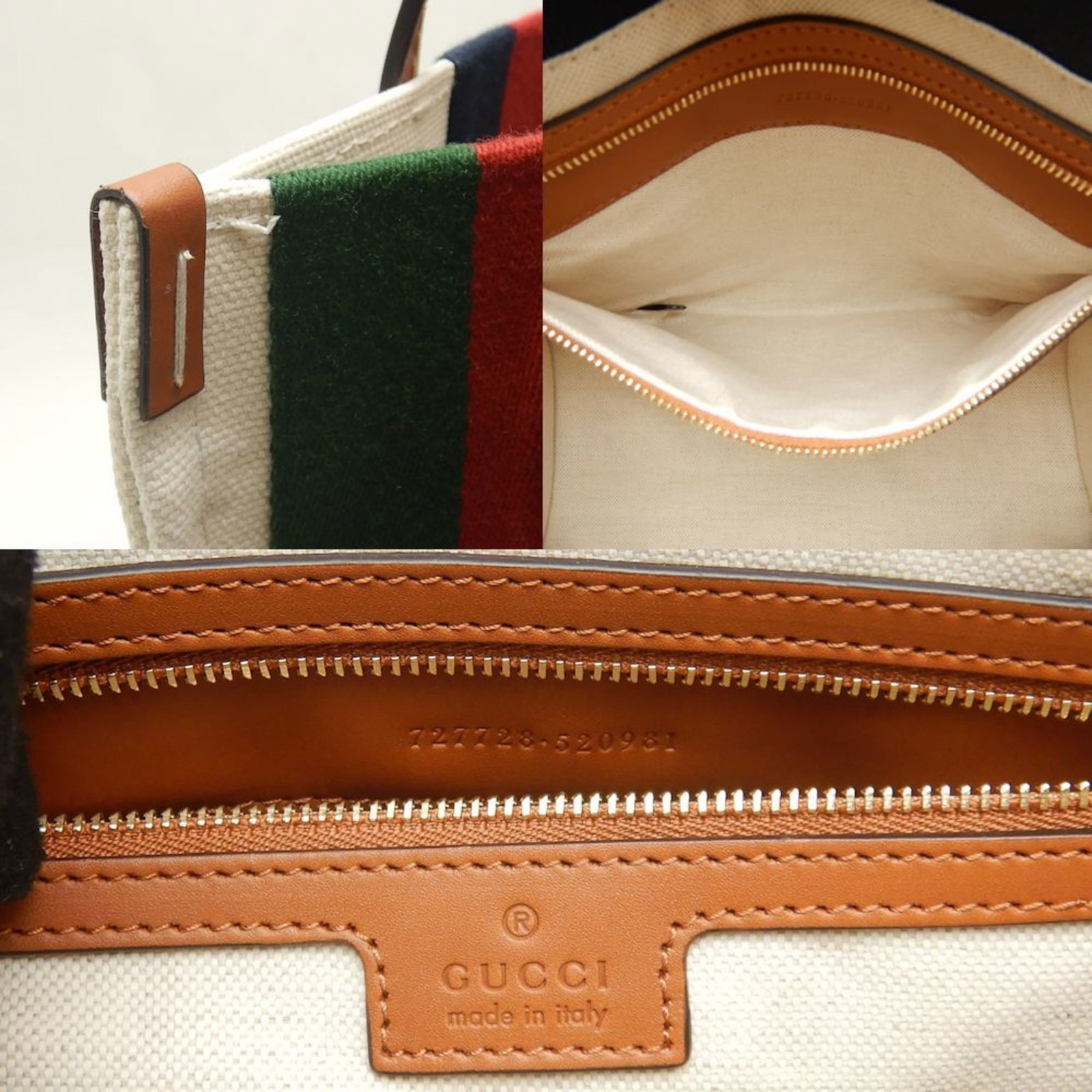 Canvas Gucci Tote - 9