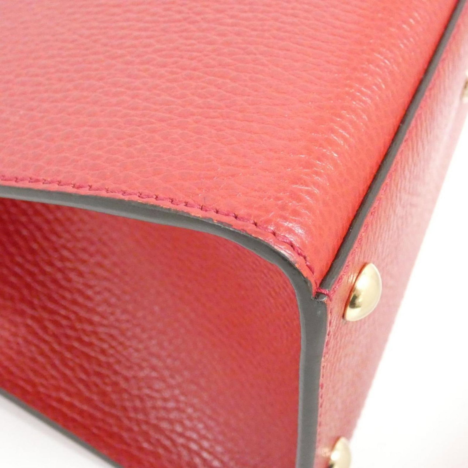 Handbag Leather Gucci - 4
