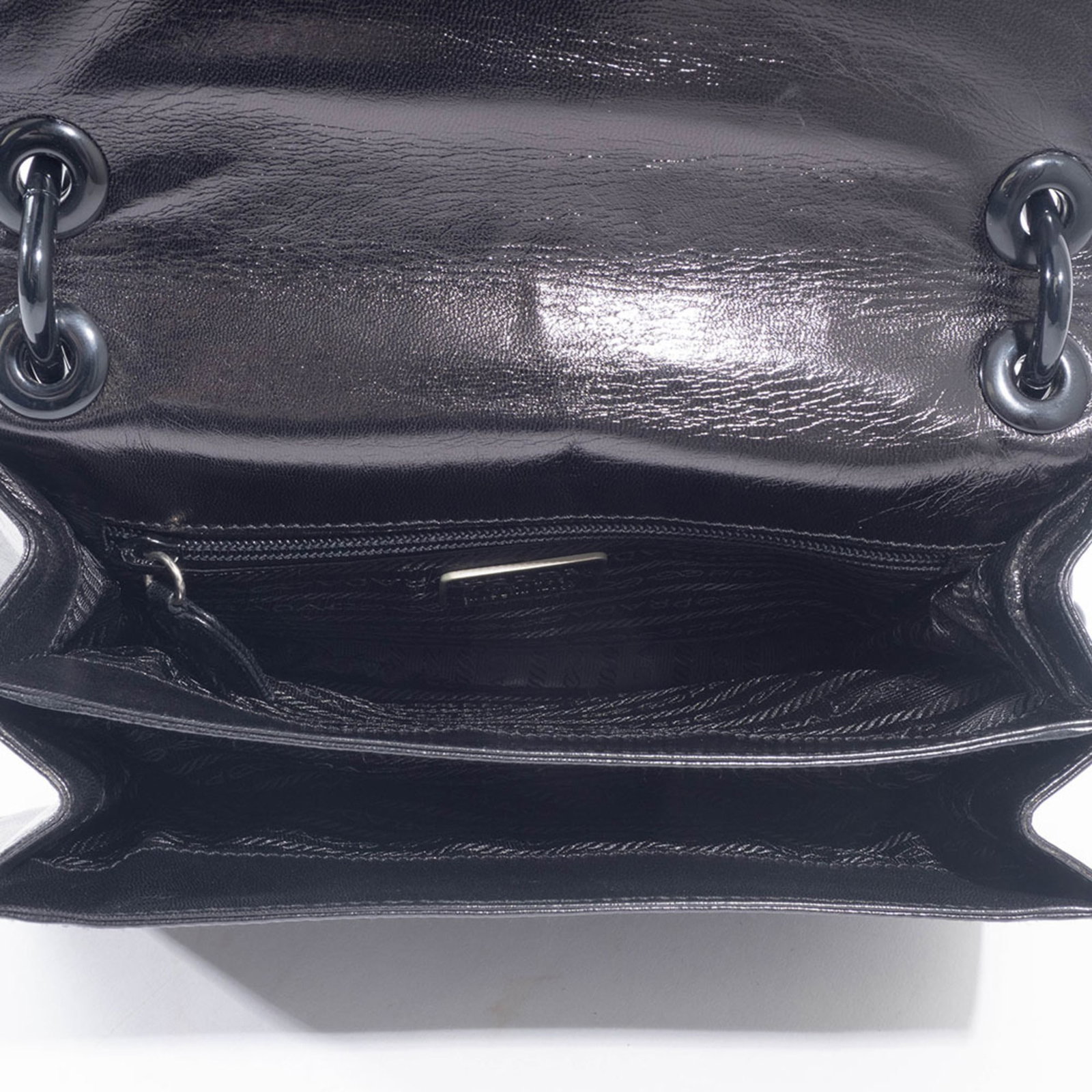 Leather Shoulder Bag Prada - 13
