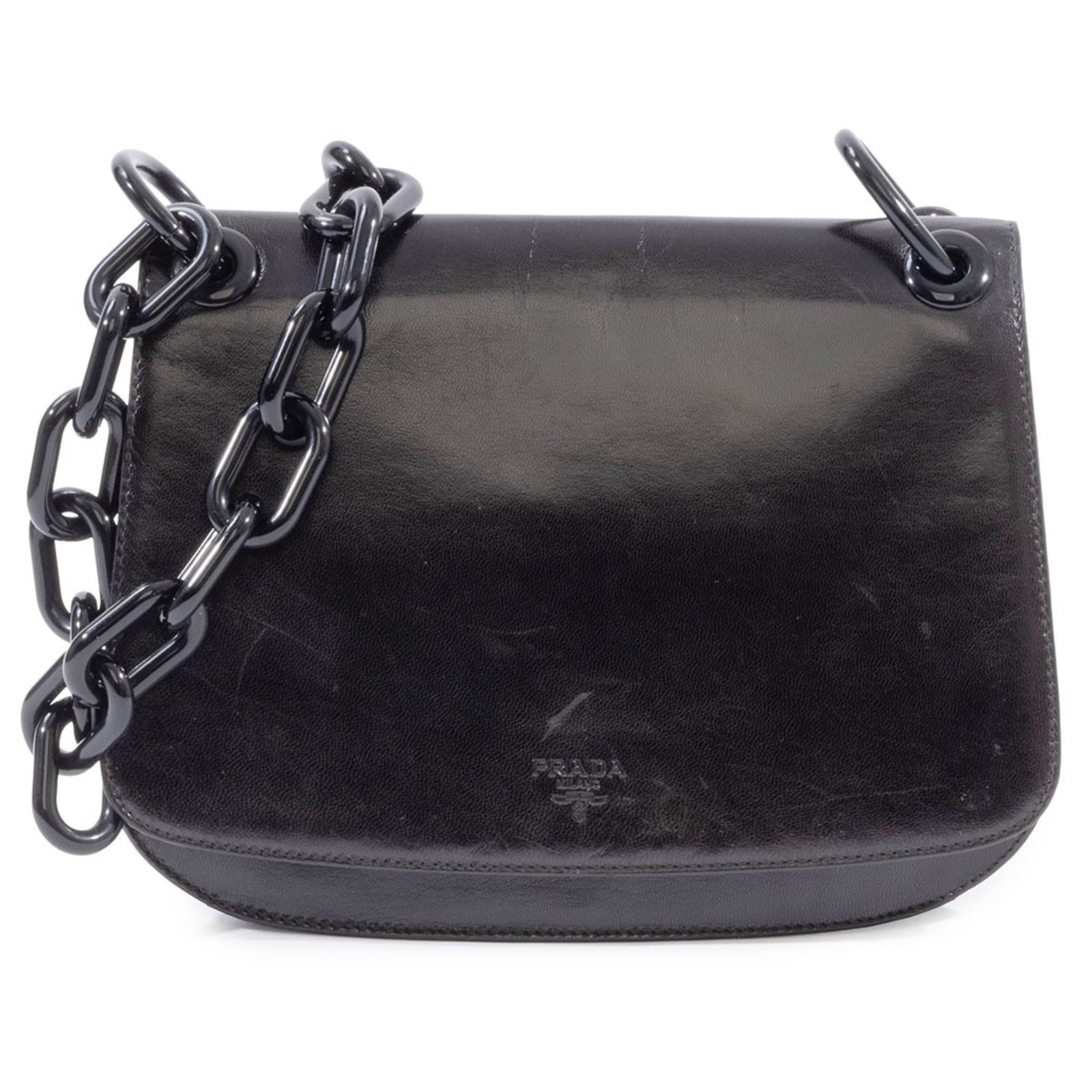 Leather Shoulder Bag Prada - 2