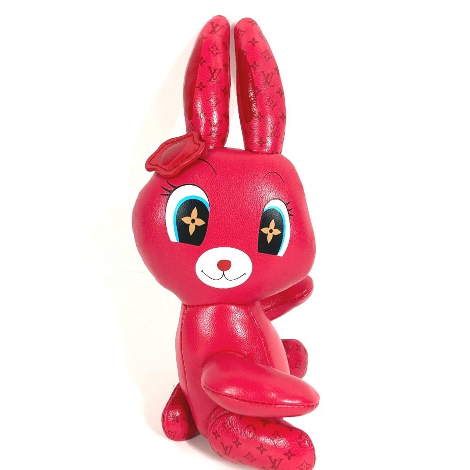 Louis Vuitton M01979 Monogram Animogram Rabbit Women's Pink Leather Accessory: Louis Vuitton M01979 Monogram Animogram Rabbit Women's Pink Leather Accessory Monogram Animogram Rabbit Women's Pink Leather Accessory in excellent condition, featuring the iconic Louis Vuitton