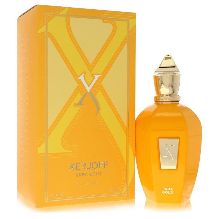 Xerjoff Erba Gold Perfume By Xerjoff Eau De Parfum Spray (Unisex): Xerjoff Erba Gold Perfume By Xerjoff Eau De Parfum Spray (Unisex) Xerjoff Erba Gold Perfume by Xerjoff Eau De Parfum Spray is a 3.4 oz unisex fragrance featuring an eau de parfum spray with 500 grams