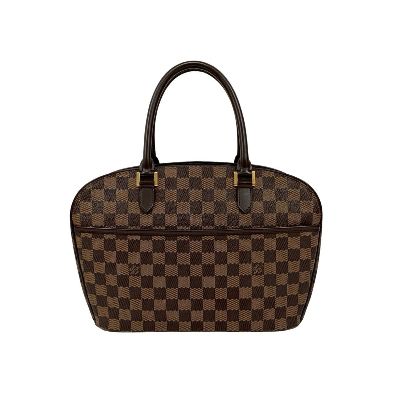 Louis Vuitton Boston Bag Handbag Leather Pvc: Louis Vuitton Boston Bag Handbag Leather Pvc Brown Louis Vuitton Boston Bag with Leather and Pvc Material, Measuring 24cm x 29cm x 9.5cm. This used handbag features traces of usage, scratches, and