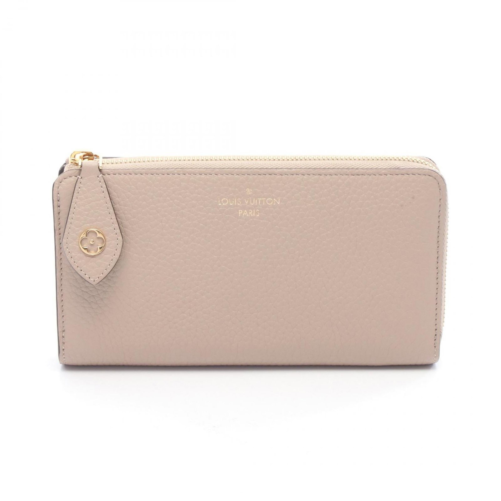 Long Wallet Leather Bi Fold Louis Vuitton: Long Wallet Leather Bi Fold Louis Vuitton Used Louis Vuitton Long Wallet in Beige, featuring Taurillon Leather and a Bi-Fold design. This long wallet has some scratches and dirt but remains in very