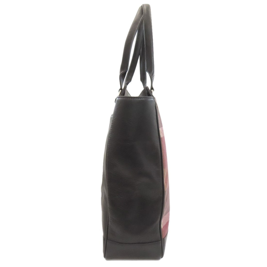 Burberry Checkpattern Tote Bag Leather - 3
