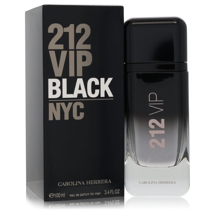 212 Vip Black Cologne By Carolina Herrera Eau De Parfum Spray: 212 Vip Black Cologne By Carolina Herrera Eau De Parfum Spray 3.4 oz Eau De Parfum Spray, featuring the iconic 212 Vip Black Cologne by Carolina Herrera, offering a sophisticated and seductive scent