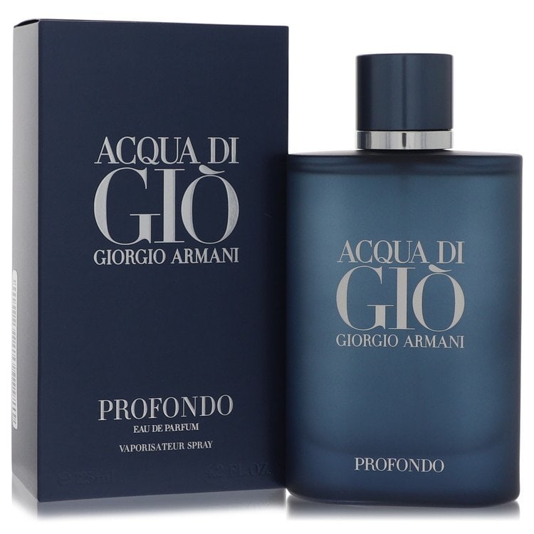 Acqua Di Gio Profondo Cologne By Giorgio Armani Eau De Parfum Spray: Acqua Di Gio Profondo Cologne By Giorgio Armani Eau De Parfum Spray Item Specifics: Brand: Giorgio Armani Size: 4.2 oz Eau De Parfum Spray Grams: 500 Type: Eau De Parfum Spray Fragrance: Cologne for
