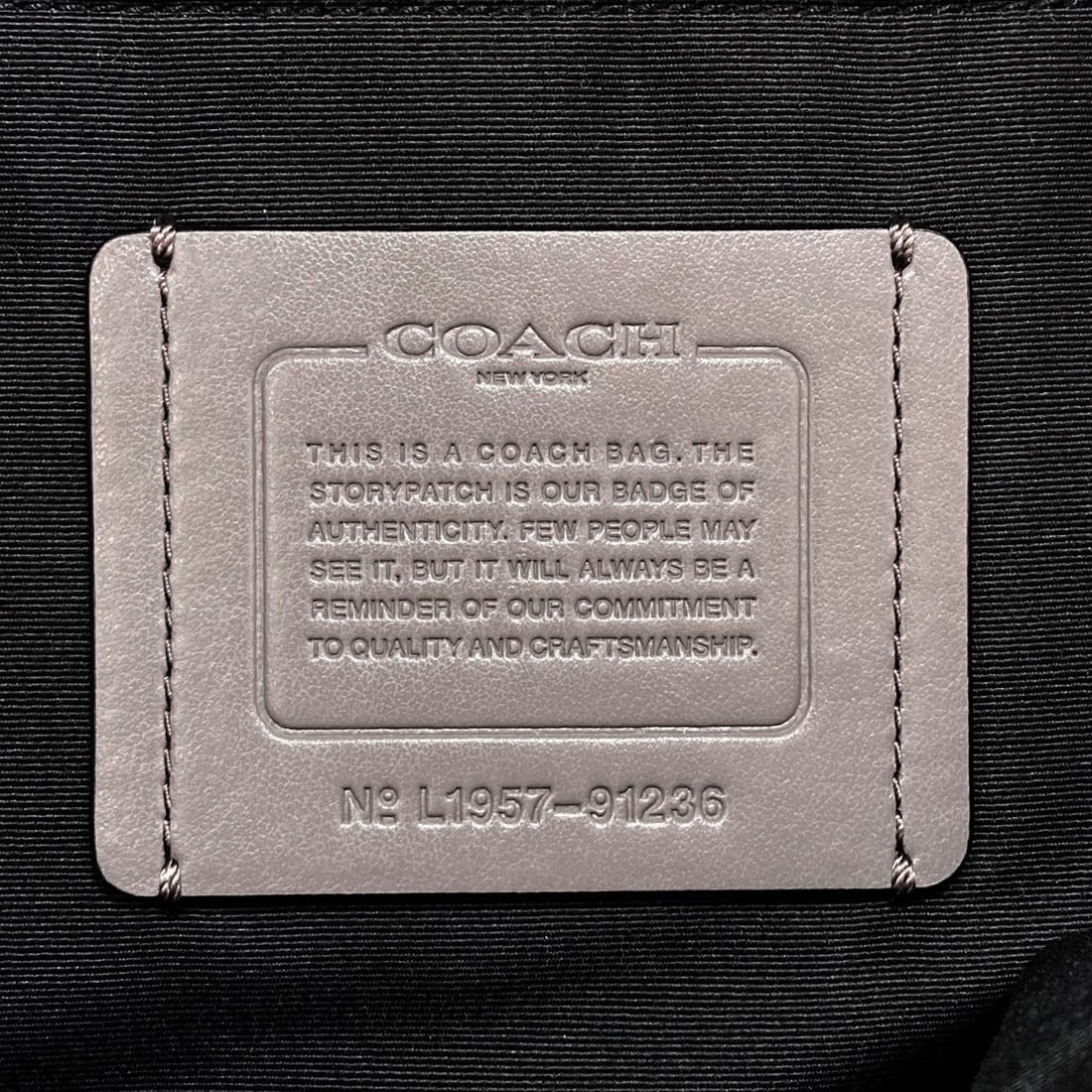 Calf Backpack Daypack Logo 91236 Coach - 6