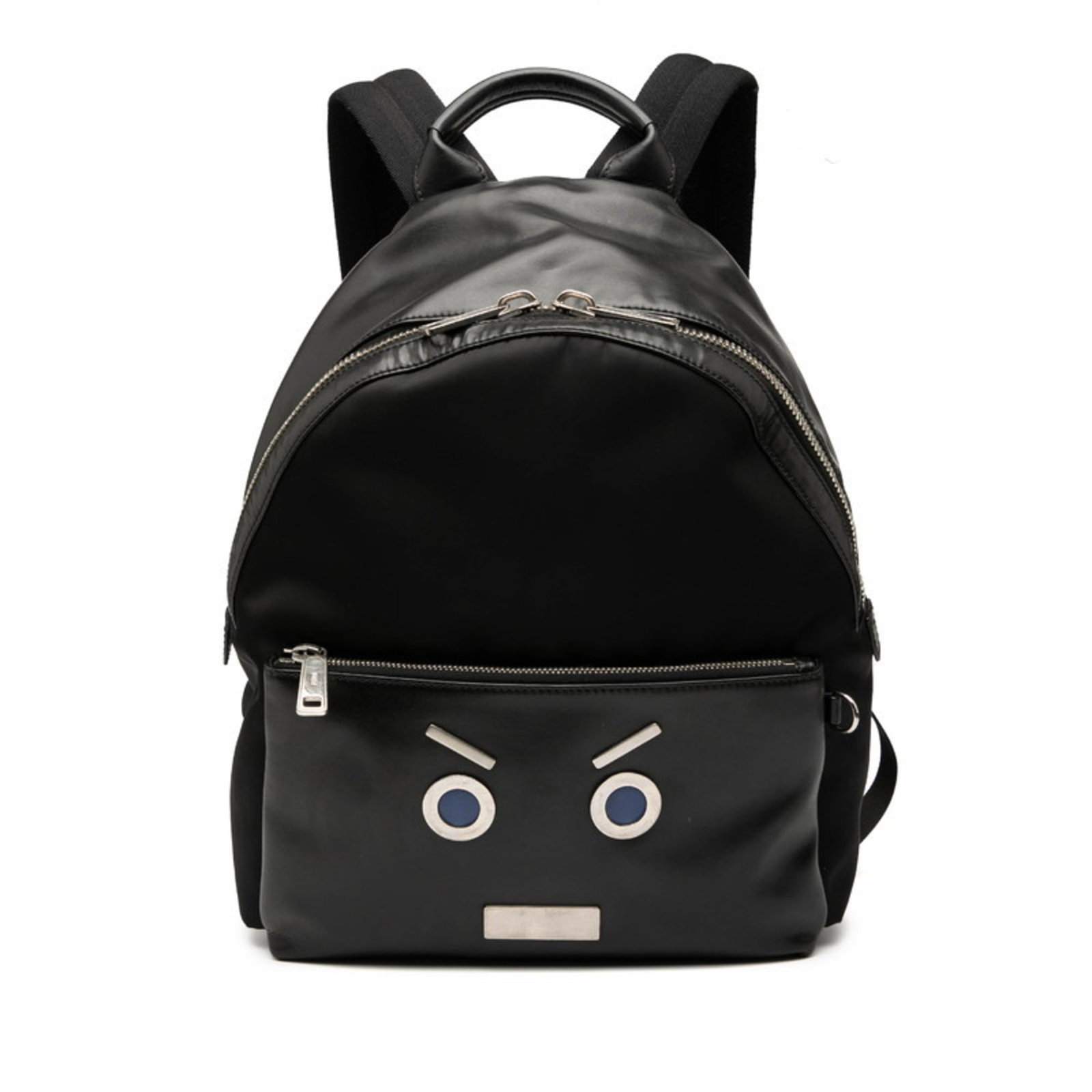 Backpack Nylon Leather Fendi (1 of 7)