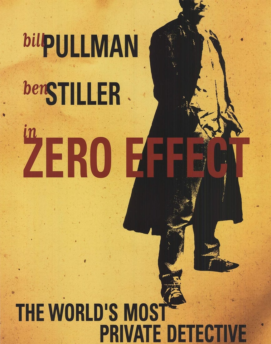 Zero Effect Offset Lithograph 40" x 27" 1997 Artist Unknown - 2