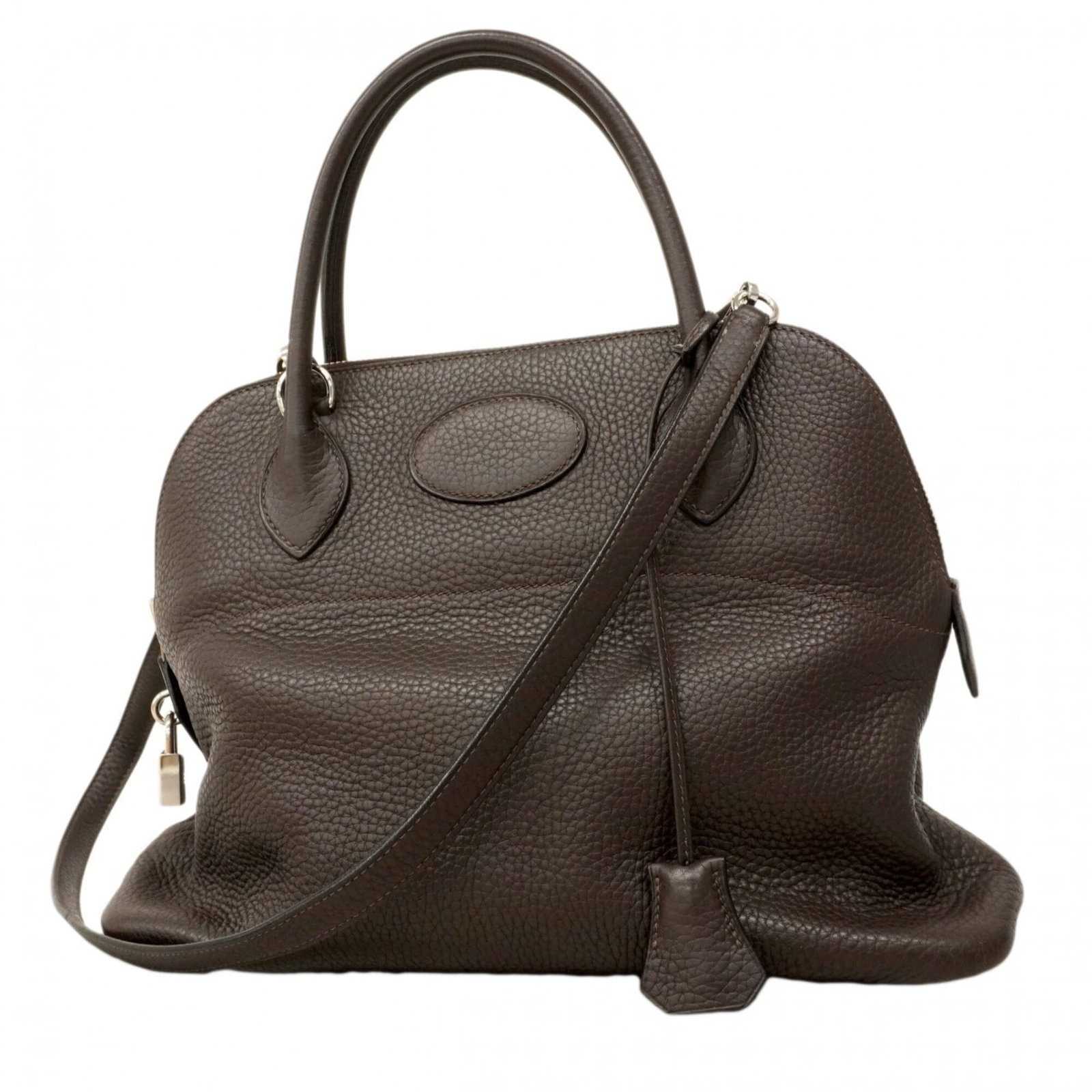 Clemence Leather Hermes Taurillon Handbag (1 of 13)