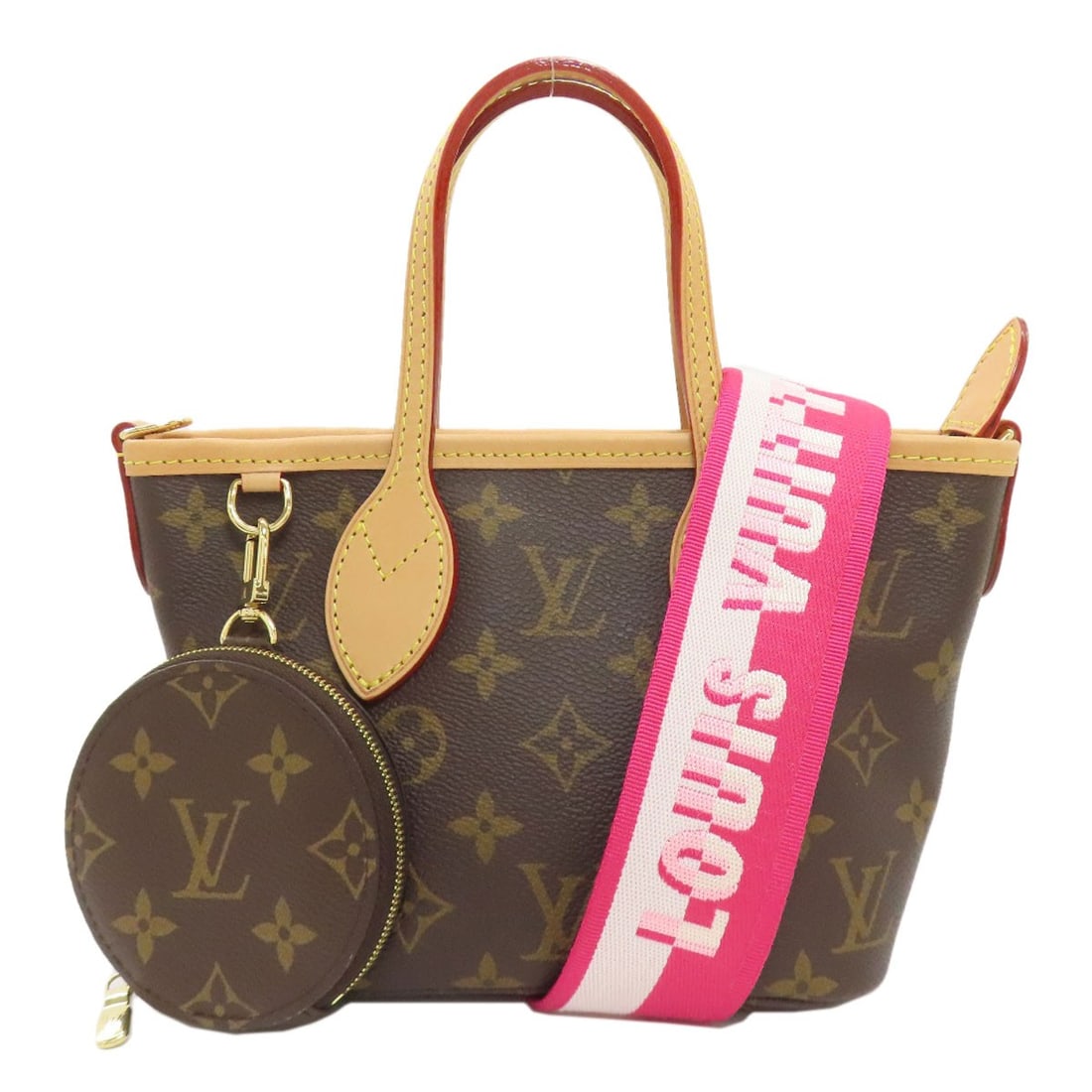 Neverfull Bb Handbag Louis M46786 Canvas Monogram Vuitton: Neverfull Bb Handbag Louis M46786 Canvas Monogram Vuitton Brown Monogram Canvas Louis Vuitton Handbag. This Neverfull Bb handbag features the iconic monogram canvas exterior in brown, a timeless and c