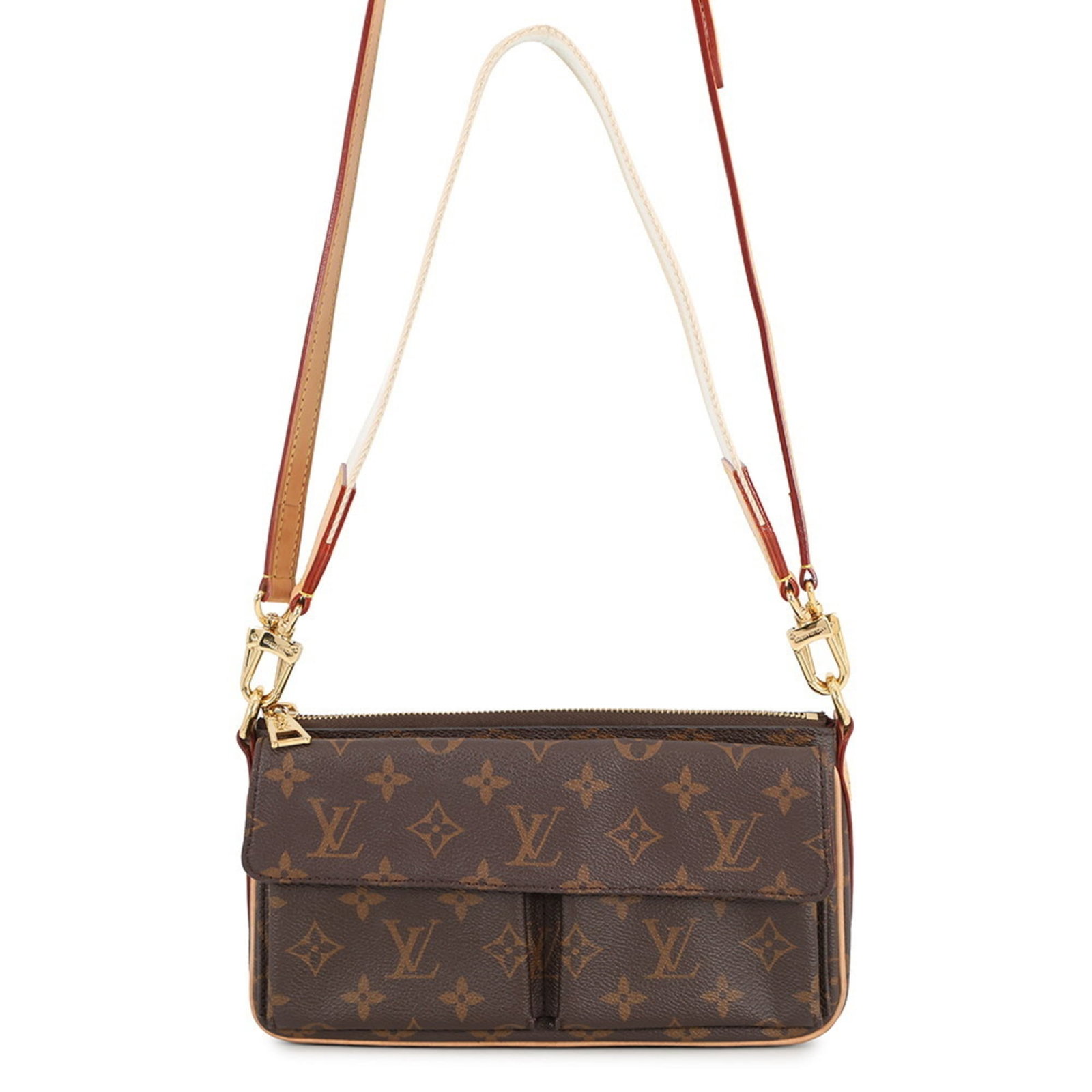 Shoulder Bag Monogram By Louis Vuitton: Shoulder Bag Monogram By Louis Vuitton Brown Monogram Shoulder Bag by Louis Vuitton, featuring the iconic monogram pattern and gold hardware. This stylish bag measures 13cm x 24.5cm x 6cm and weighs 5
