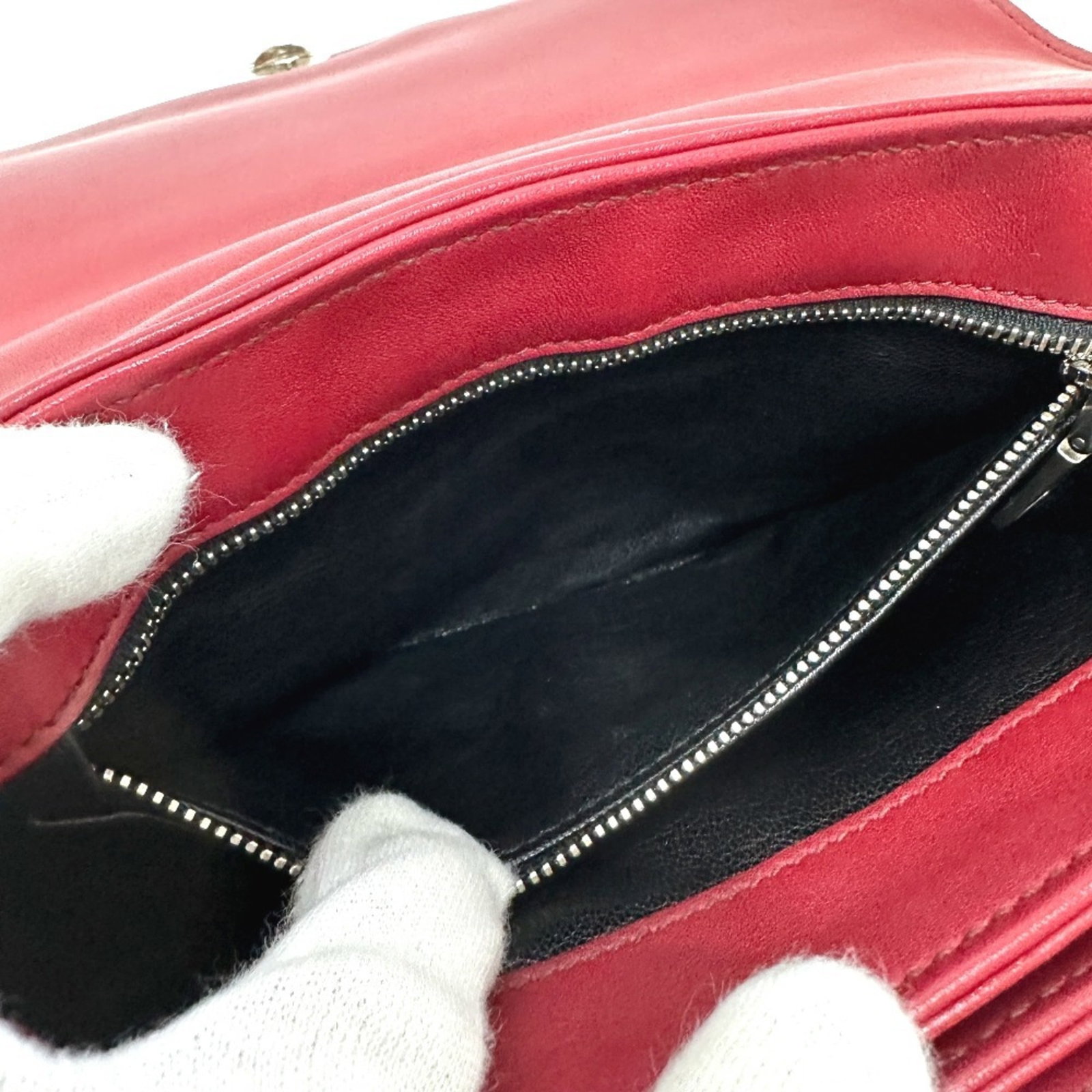 Leather Shoulder Bag Prada - 14