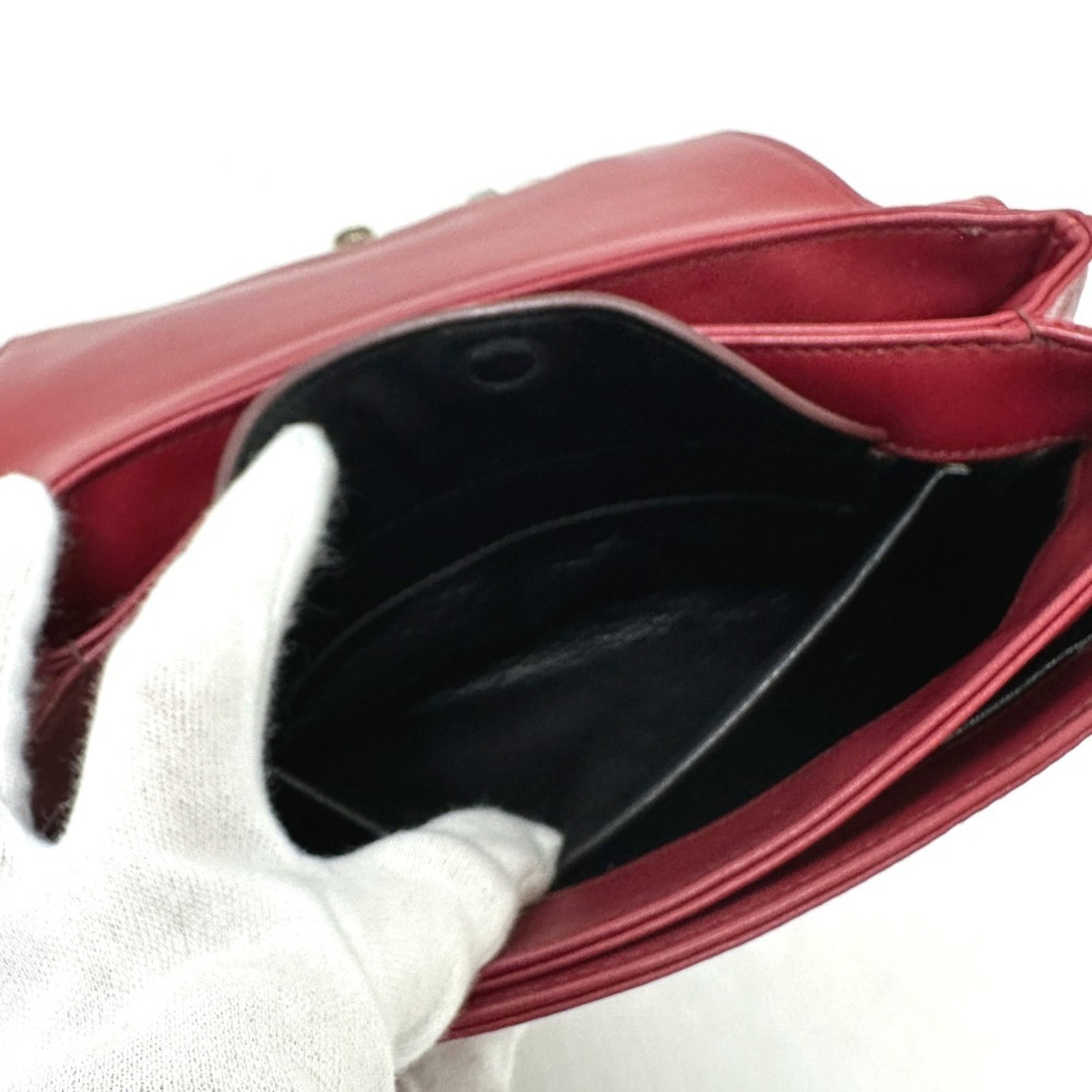 Leather Shoulder Bag Prada - 15