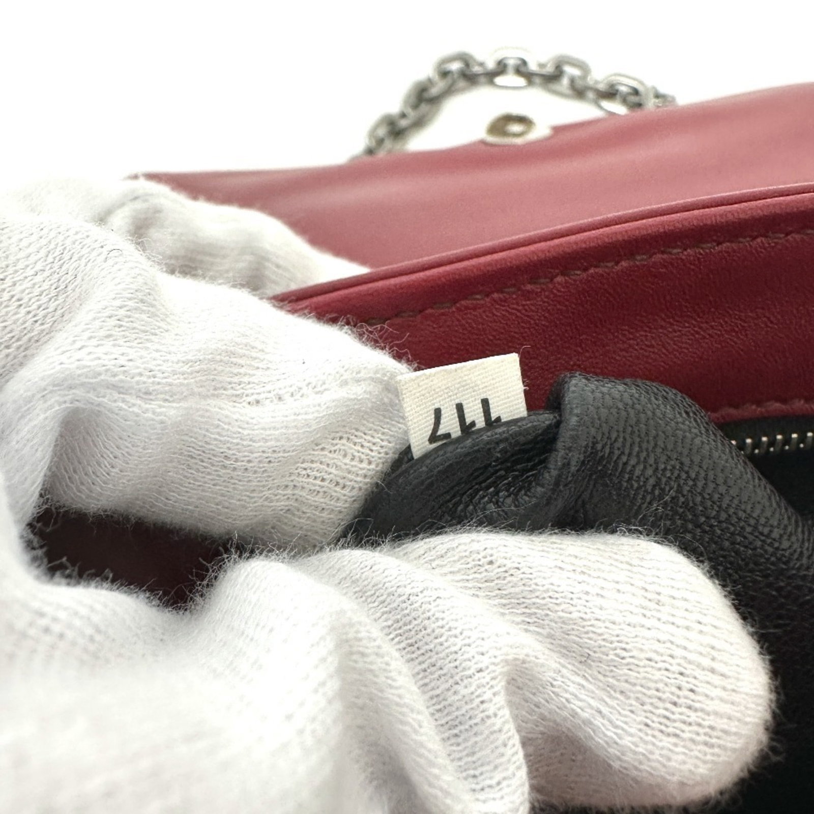 Leather Shoulder Bag Prada - 16