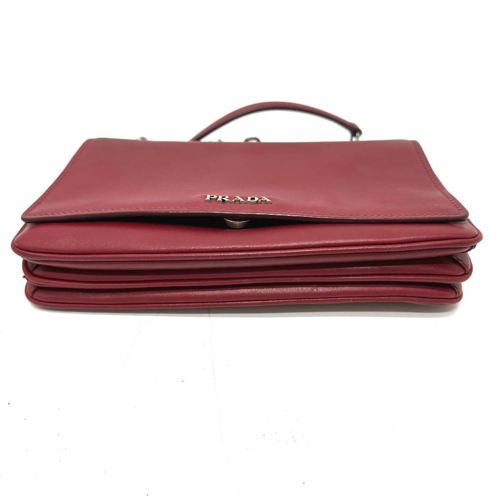 Leather Shoulder Bag Prada - 3