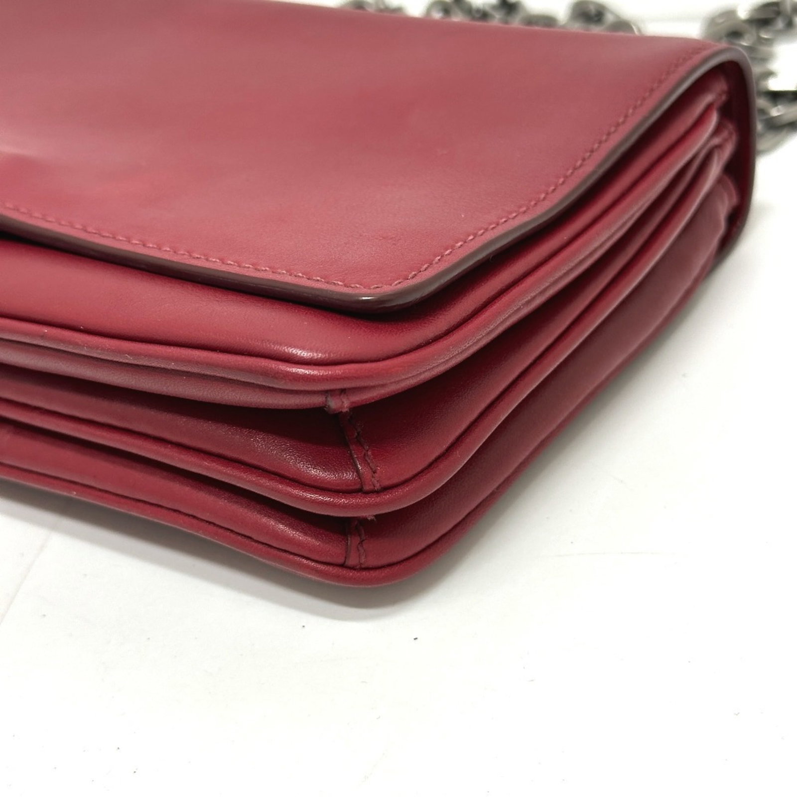 Leather Shoulder Bag Prada - 4
