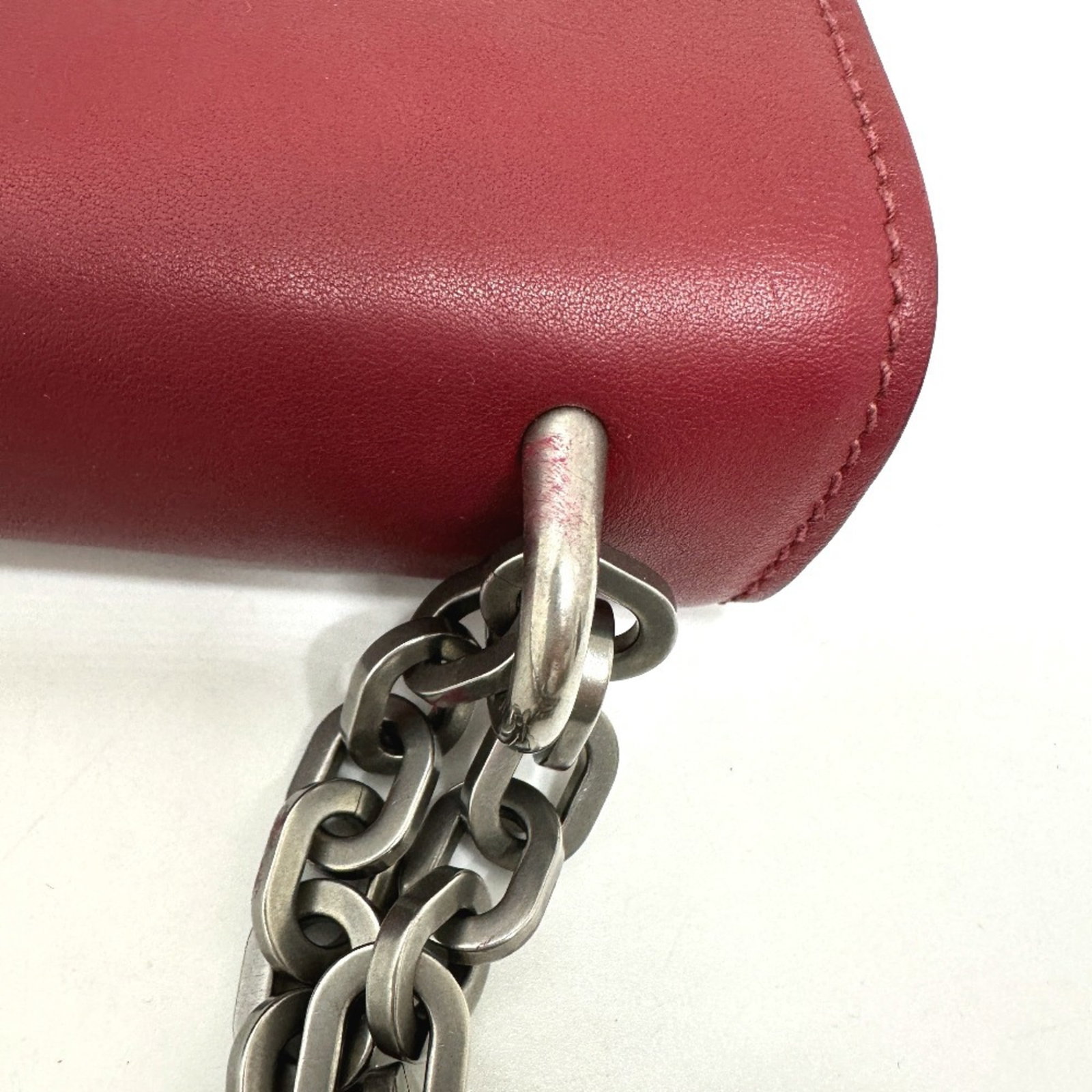 Leather Shoulder Bag Prada - 8