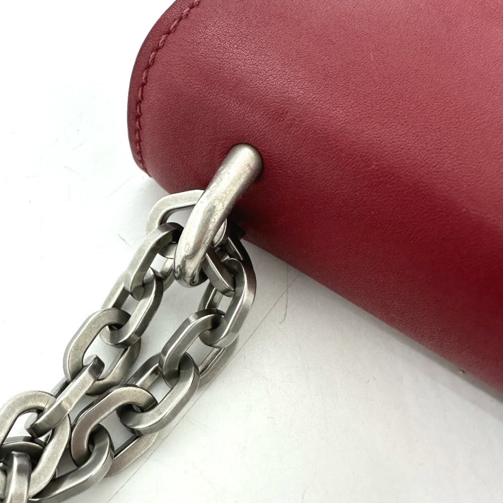 Leather Shoulder Bag Prada - 9