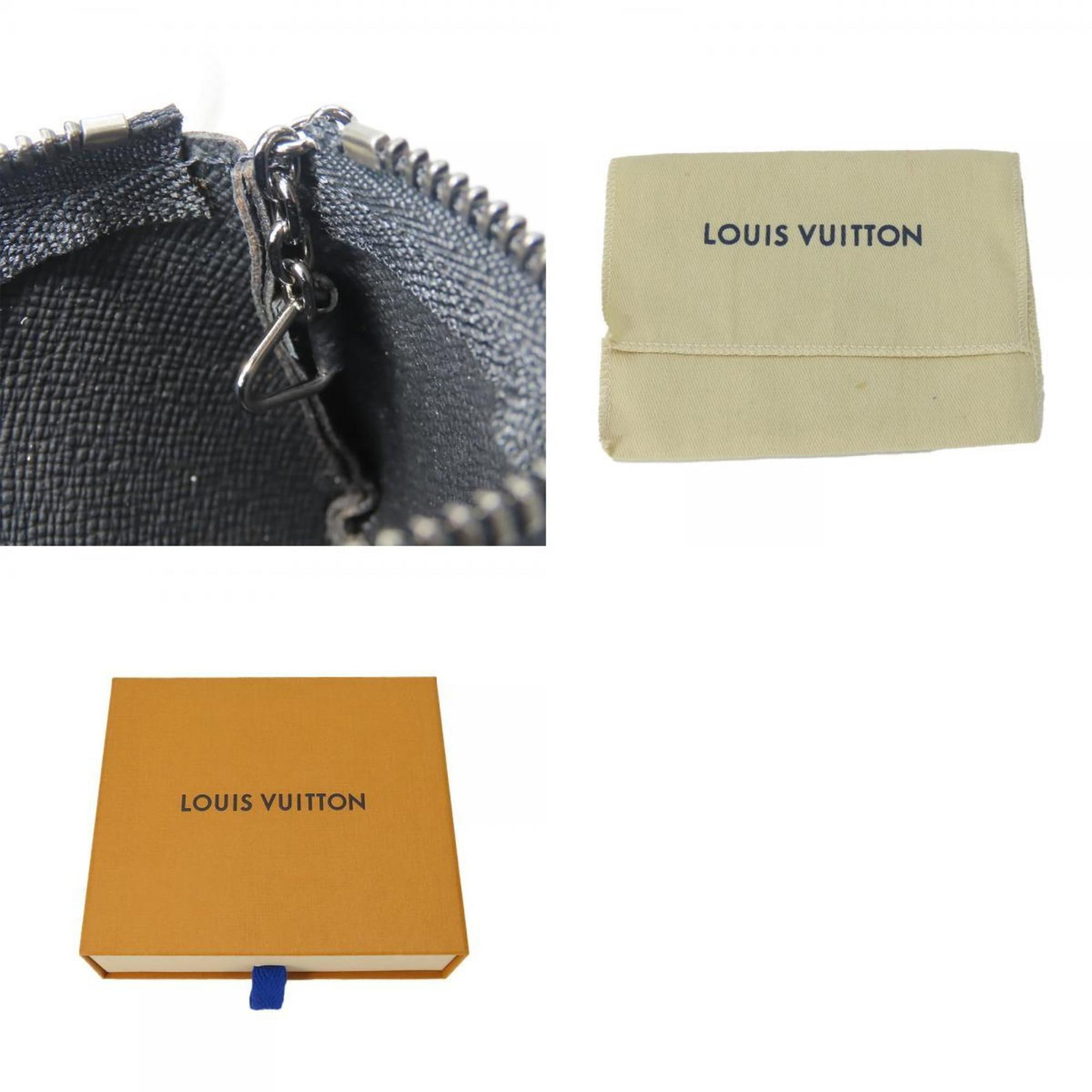 Louis Vuitton Coin Purse/ Coin Case Monogram Eclipse - 10