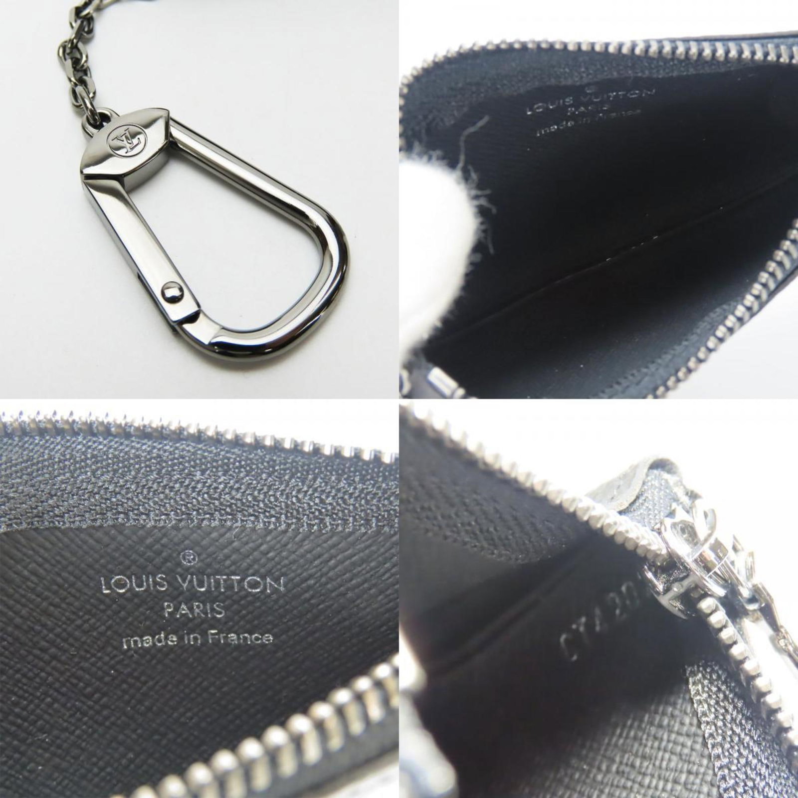 Louis Vuitton Coin Purse/ Coin Case Monogram Eclipse - 9