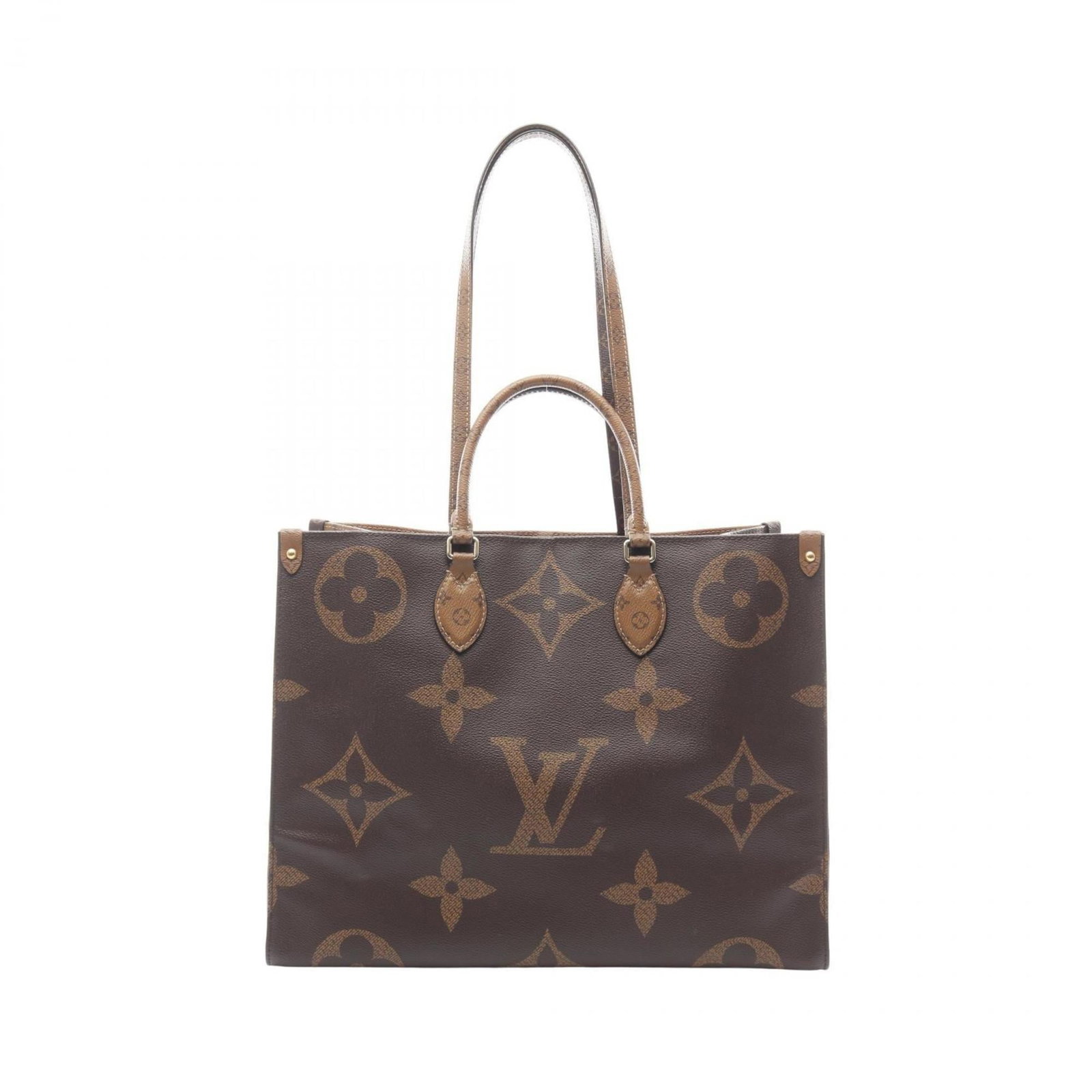 Louis Vuitton Tote Bag Coated Canvas: Louis Vuitton Tote Bag Coated Canvas Coated canvas construction gives this Louis Vuitton tote bag its distinctive look and durability. Available in beige and brown, the classic design features a timel