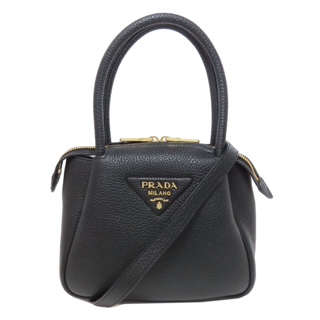 Handbag leather Prada 2Way (1 of 20)