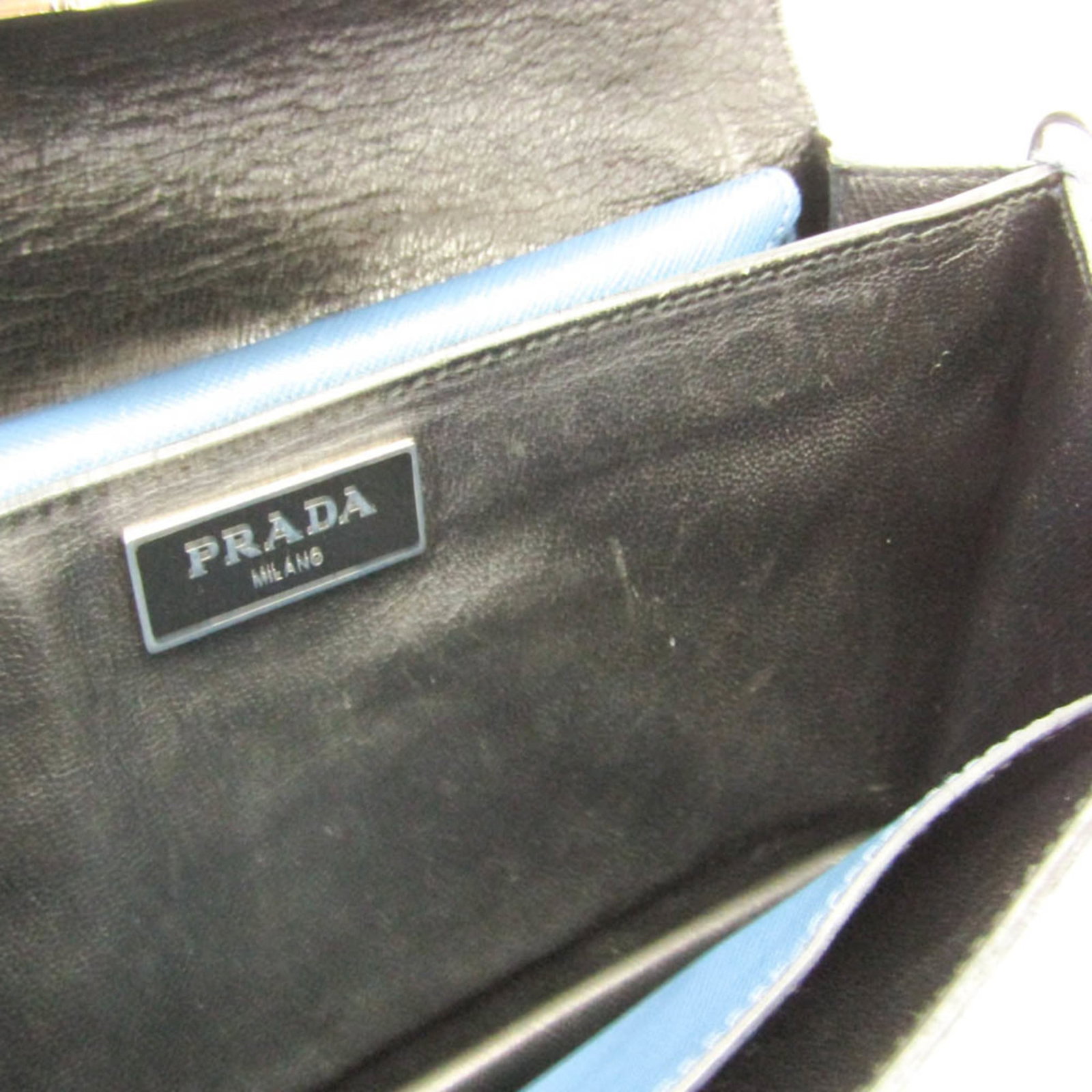 Leather Shoulder Bag Prada - 15