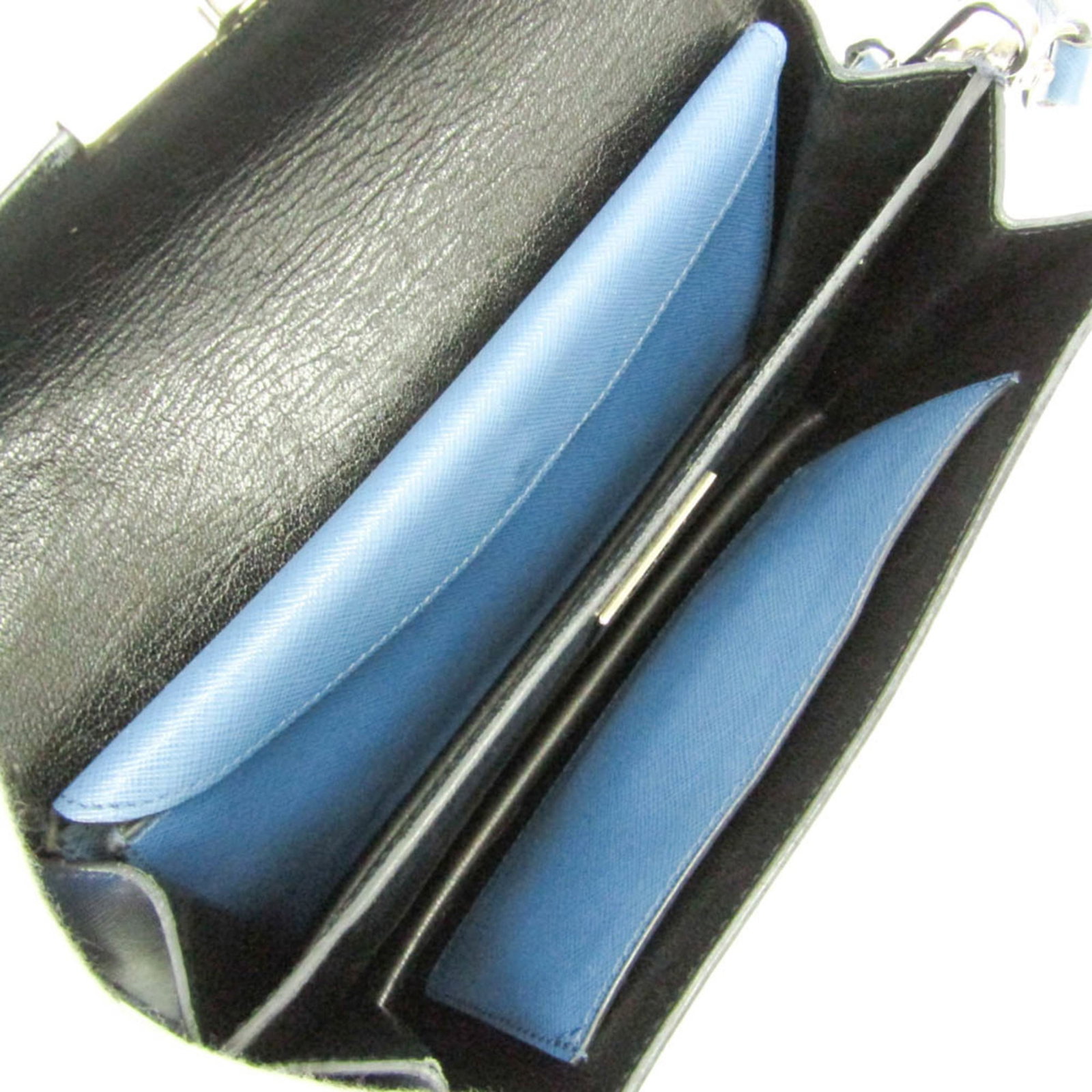 Leather Shoulder Bag Prada - 3
