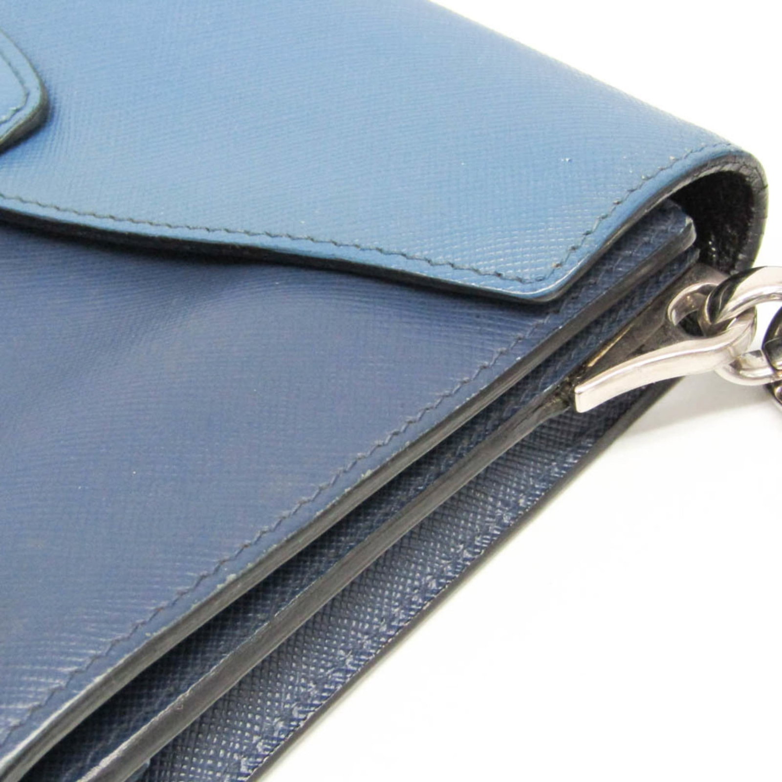 Leather Shoulder Bag Prada - 8