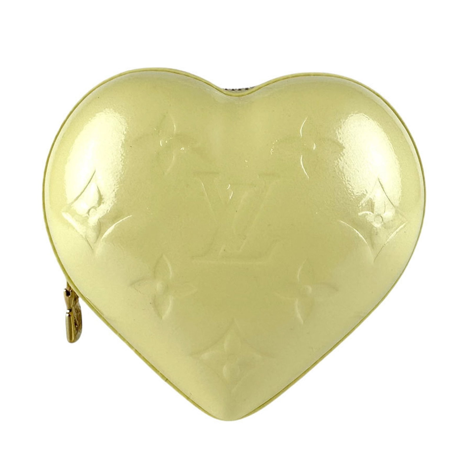 Shoulder bag monogram Vernis Vuitton Louis: Shoulder bag monogram Vernis Vuitton Louis Monogram Vernis Vuitton Louis shoulder bag in vibrant yellow, featuring the iconic Louis Vuitton monogram pattern. With its sturdy zipper closure and adjusta