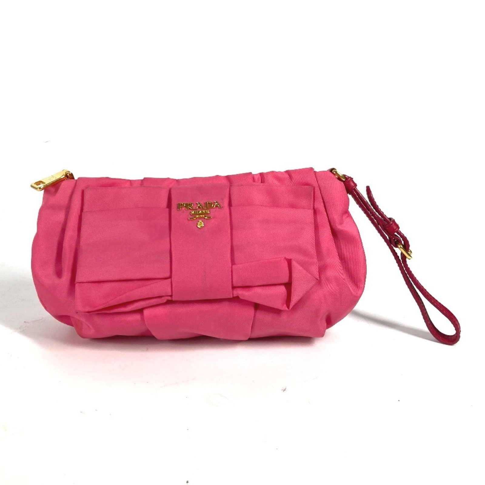 Clutch bag pouch bow Prada (1 of 13)