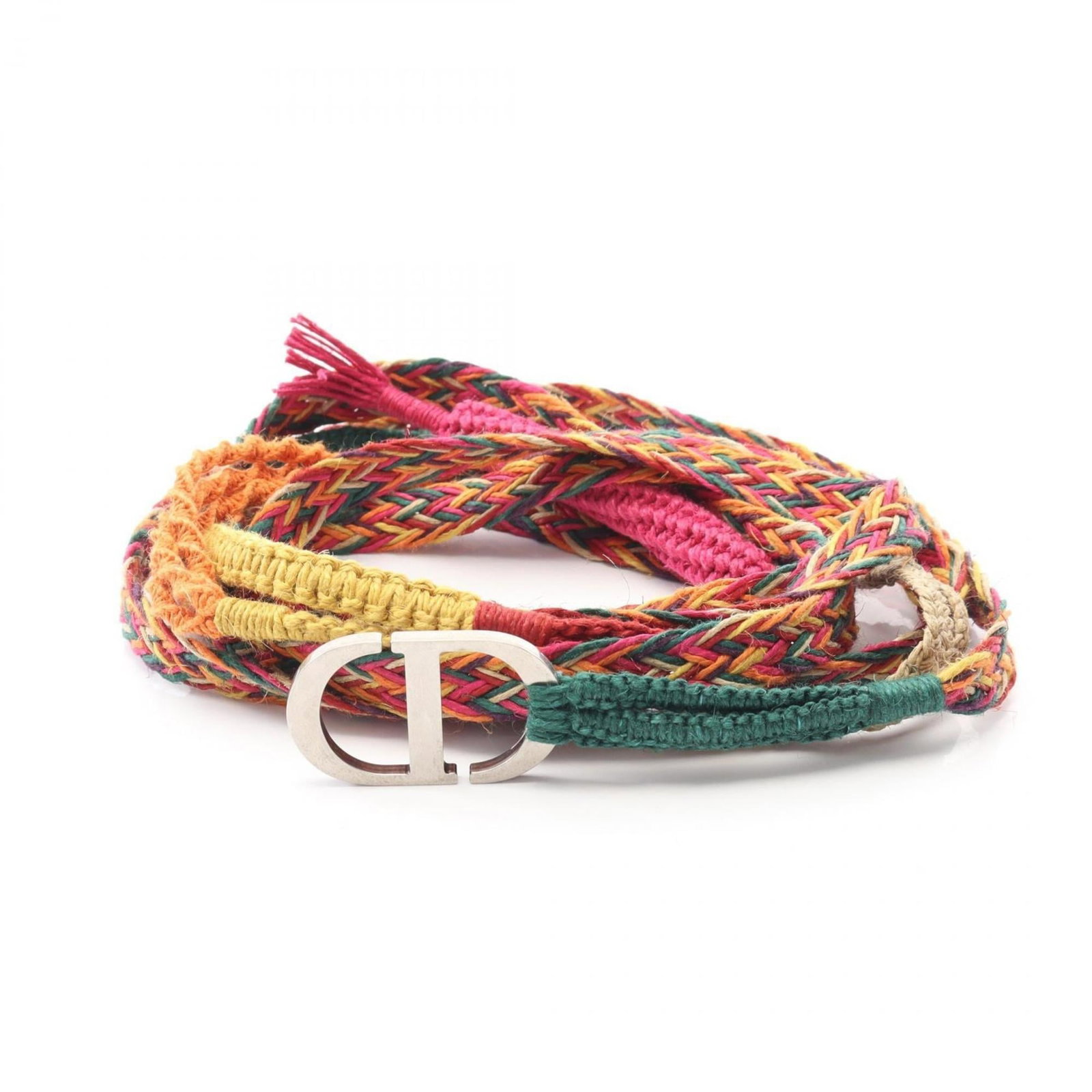 Christian Dior Standard Belt: Christian Dior Standard Belt Christian Dior's iconic standard belt boasts a striking multi-color design, expertly crafted from high-quality leather. The subtle abrasion embellishment adds a touch of