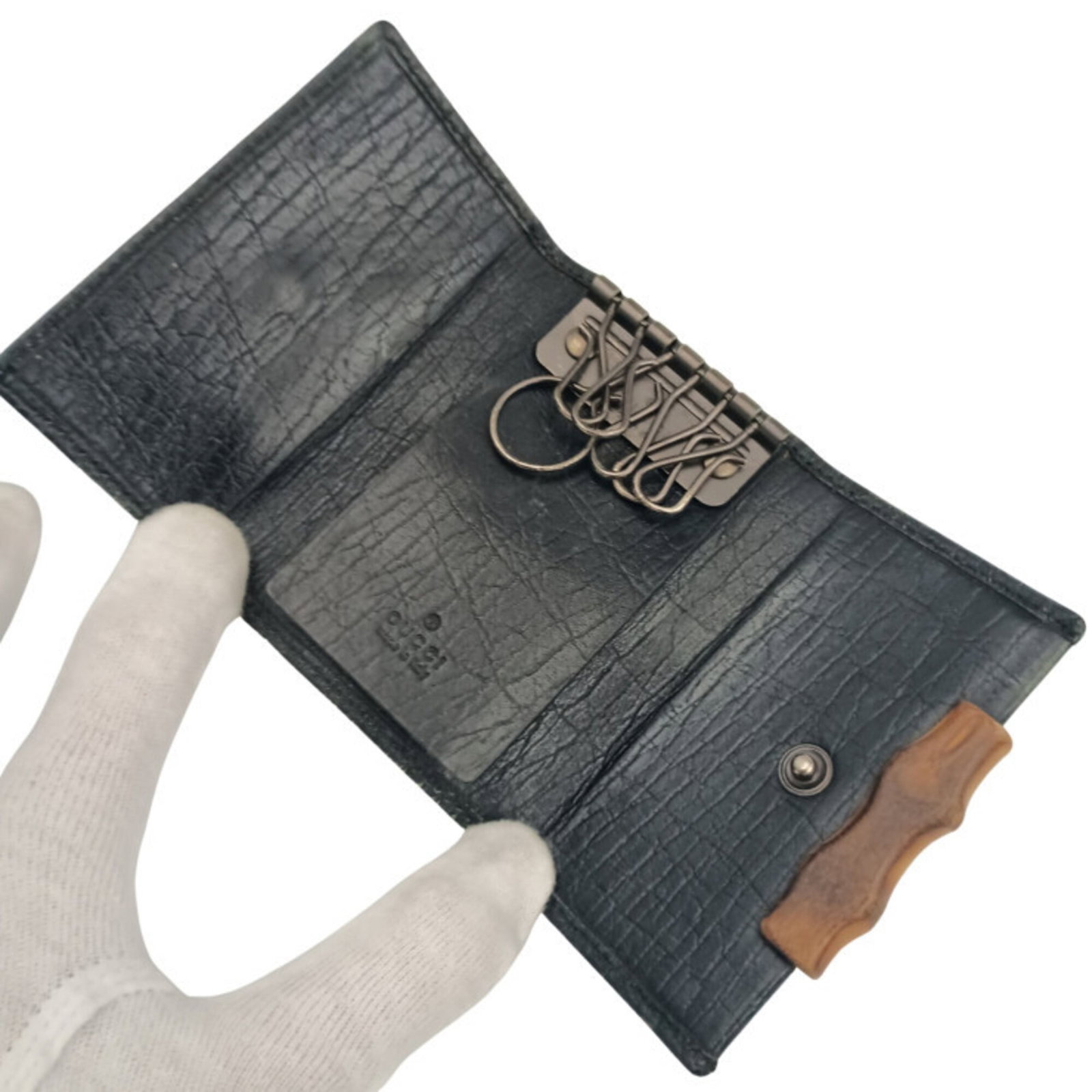 Keycase leather canvas Gucci - 6
