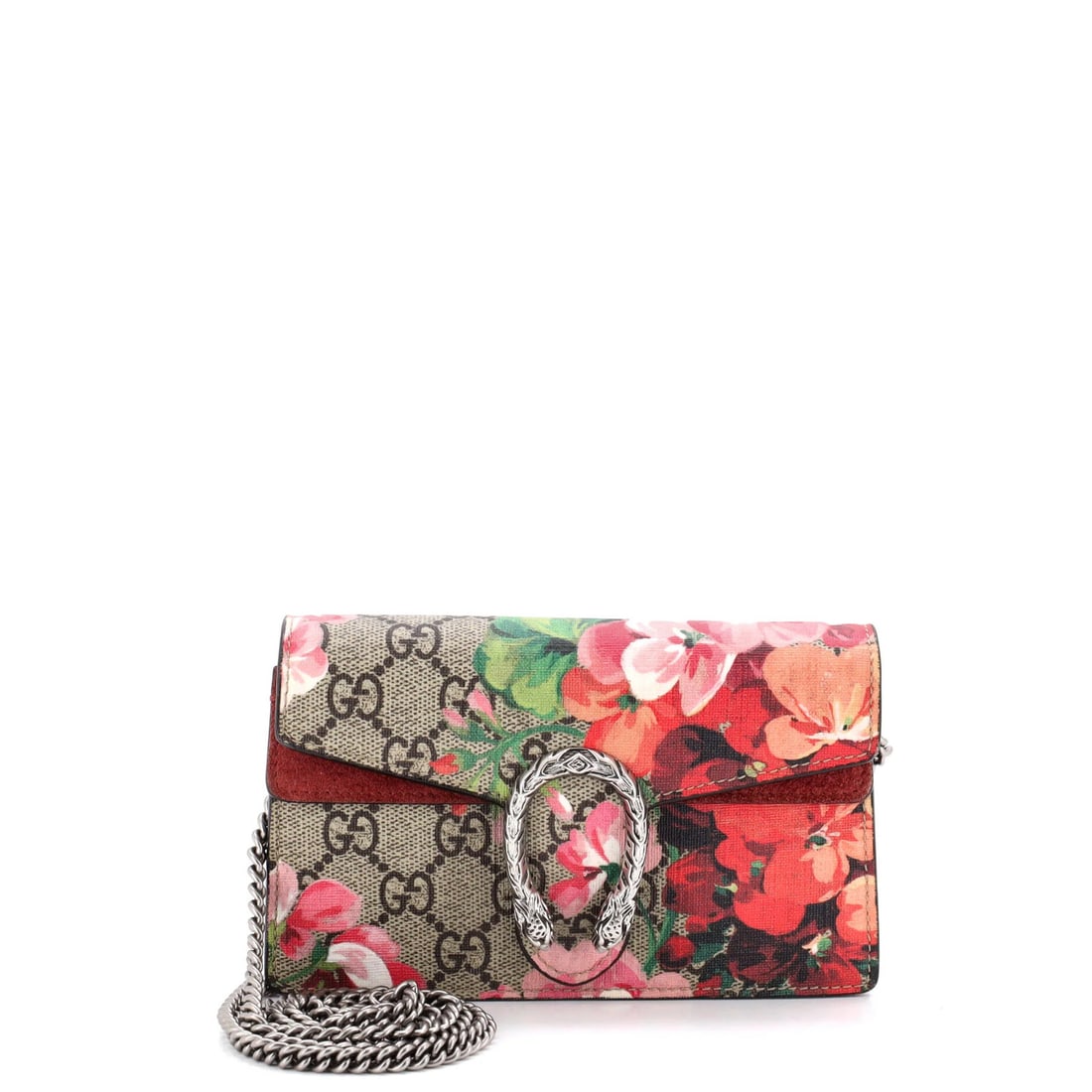 Dionysus Bag Blooms Print Coated Canvas GG Super Mini Gucci (1 of 6)