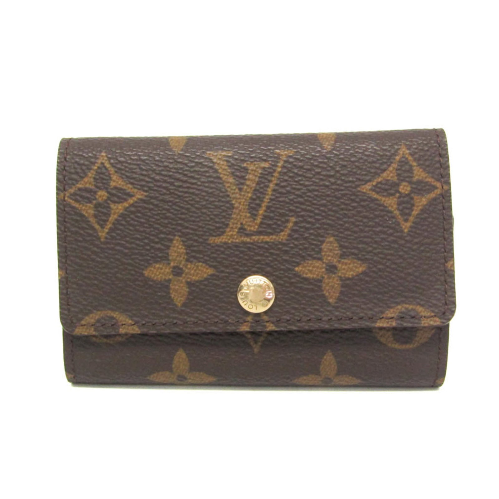 Monogram Keycase Louis Vuitton: Monogram Keycase Louis Vuitton Monogram Keycase Louis Vuitton features the iconic monogram pattern, a classic design staple from the renowned French fashion house. With its snap closure and six key