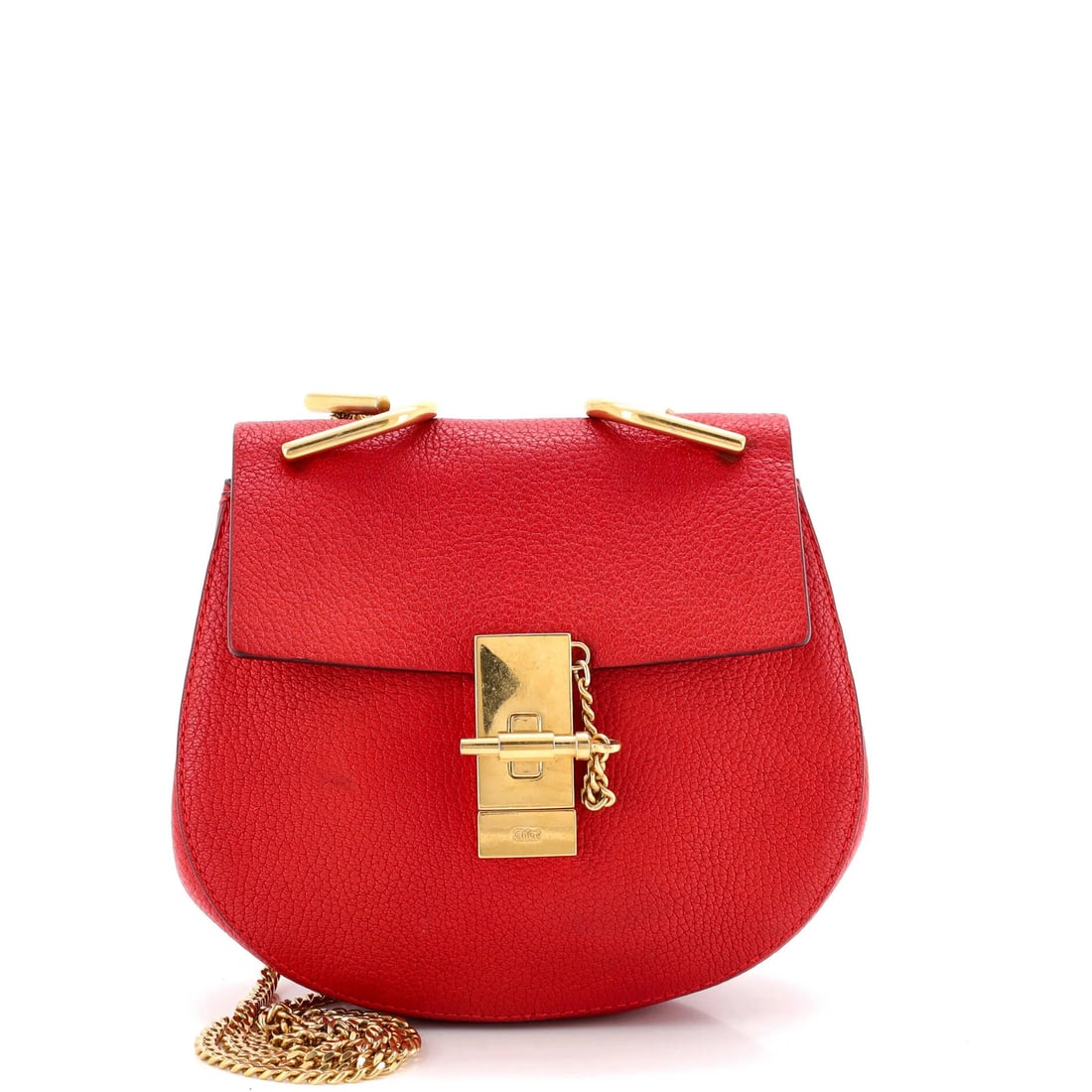 Chloe Mini Leather Crossbody Bag Drew (1 of 6)