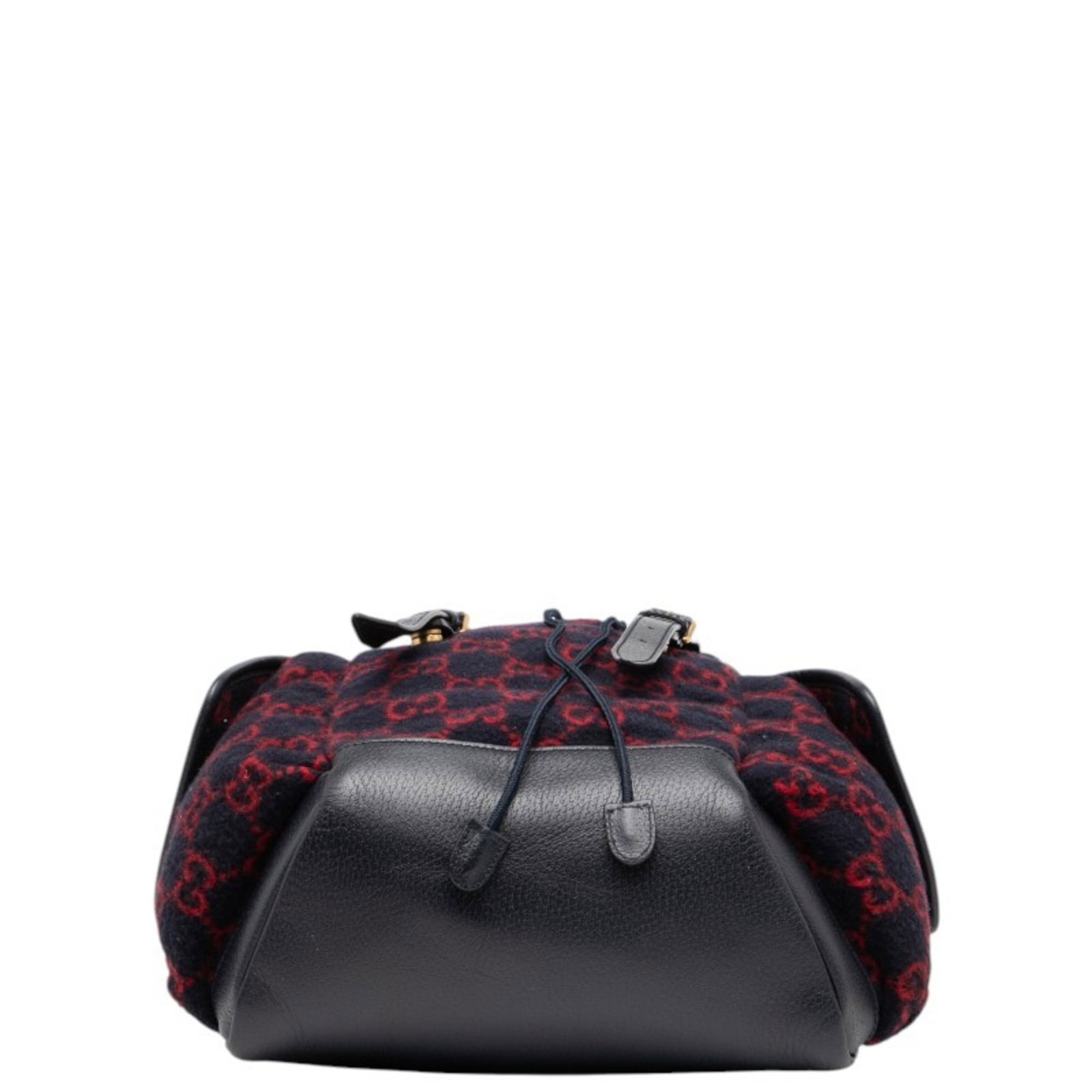 Wool leather backpack Gucci - 3