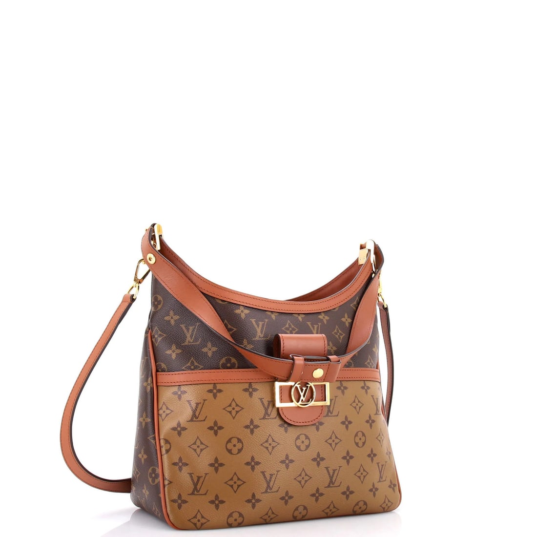 Vuitton Dauphine Hobo Reverse Monogram Canvas MM - 2