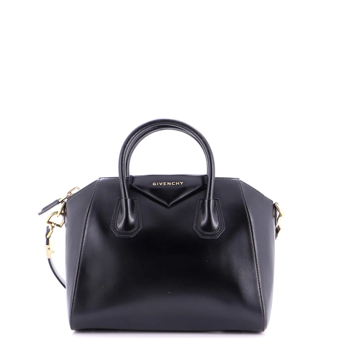 Glazed leather small bag givenchy antigona (1 of 6)