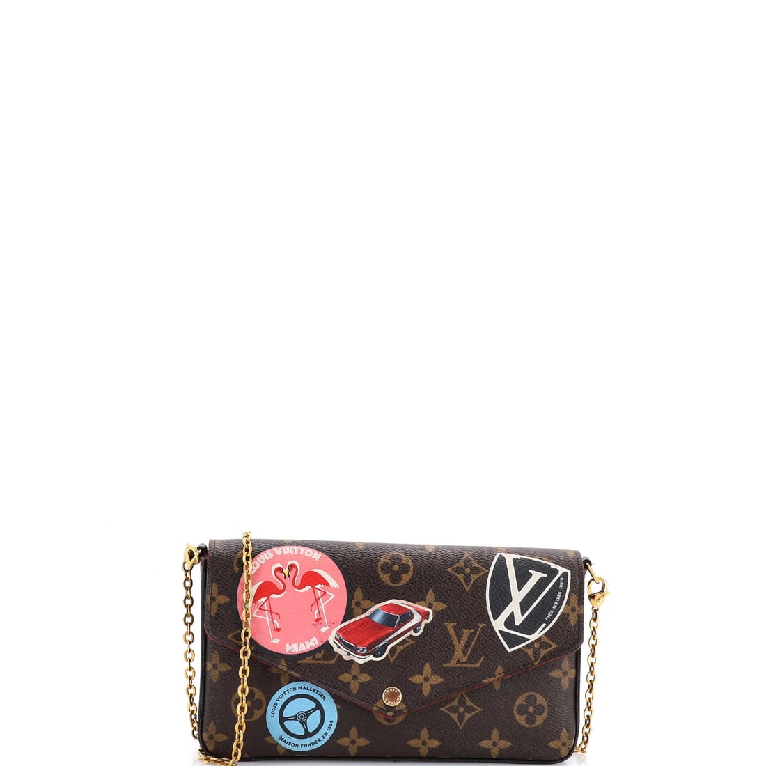 Louis Vuitton Felicie Pochette Limited Edition Monogram Canvas: Louis Vuitton Felicie Pochette Limited Edition Monogram Canvas The Louis Vuitton Felicie Pochette Limited Edition Monogram Canvas is a unique and stylish small goods item, featuring the iconic