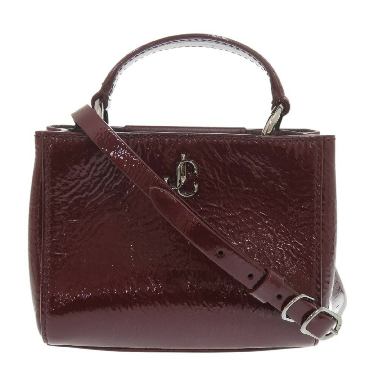 Jimmy Choo Handbag Shoulder Bag Patent Leather (1 of 10)