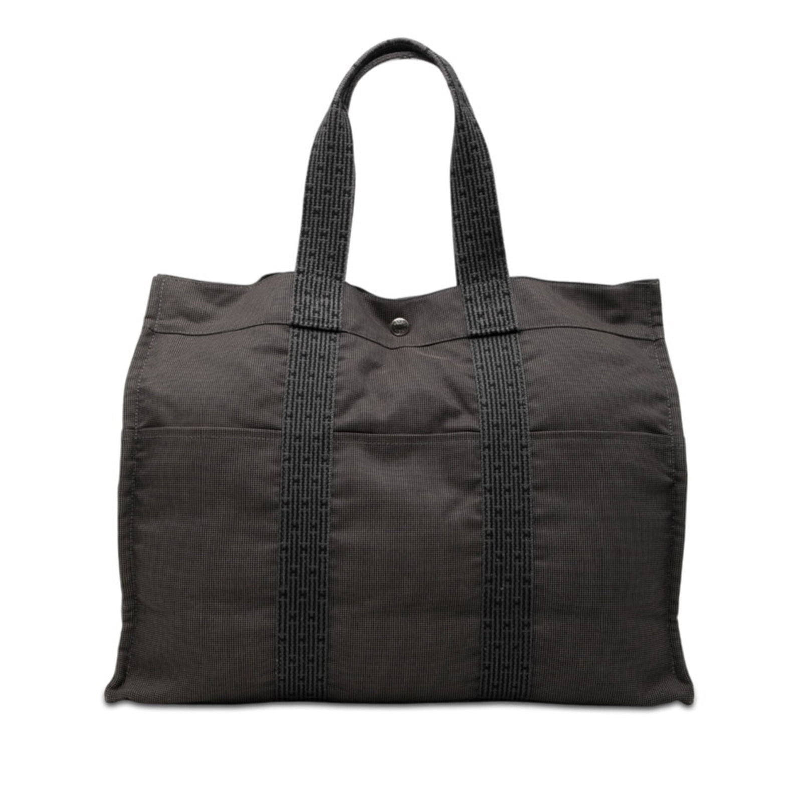 Handbag Tote Bag Canvas Handbag: Handbag Tote Bag Canvas Handbag Canvas Handbag in Black and Gray, 36cm x 46cm x 15.5cm. This used canvas handbag features a classic design with black and gray tones, showcasing signs of gentle use. Wi